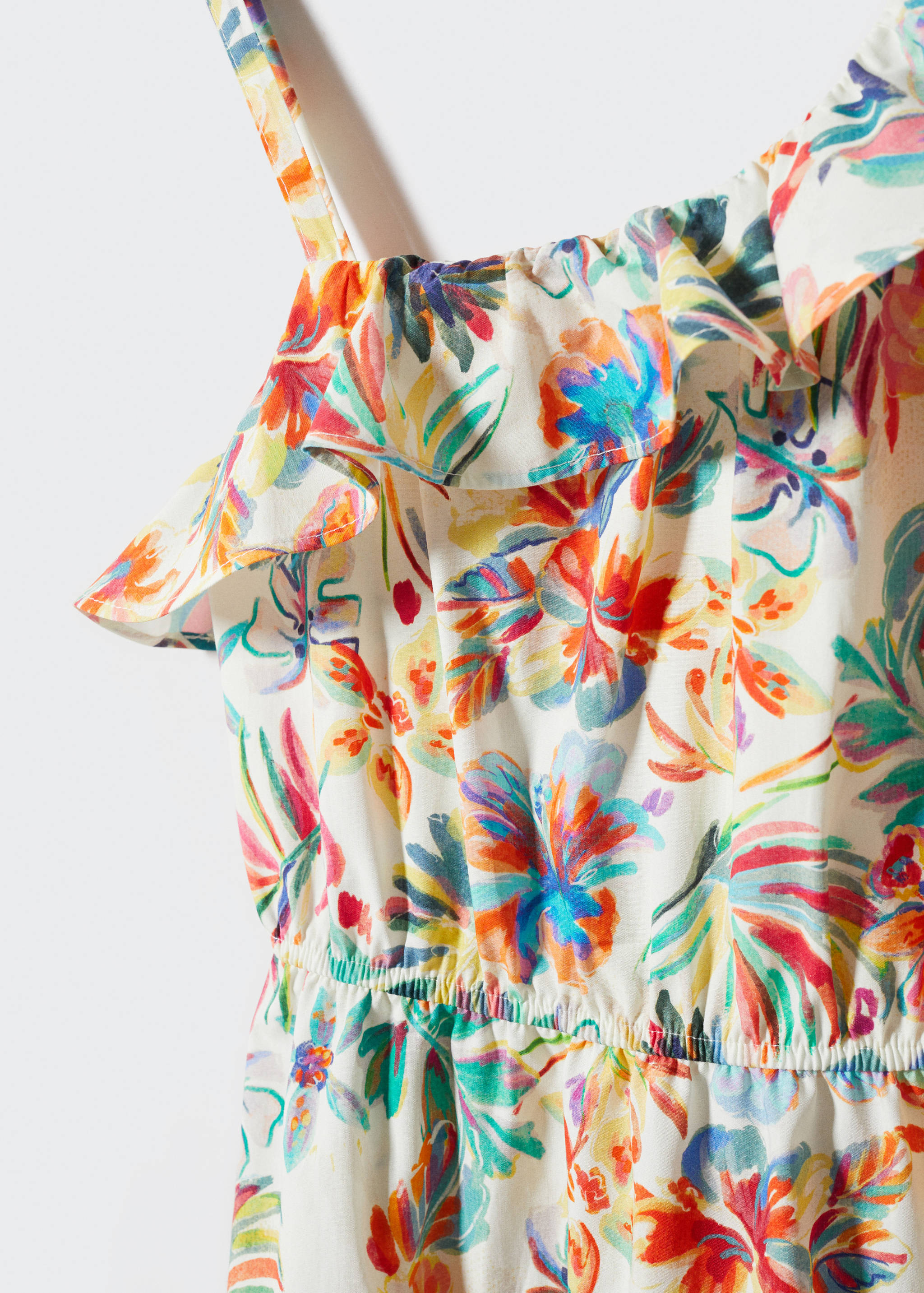 Ασύμμετρο φόρεμα με βολάν - Λεπτομέρεια του προϊόντος 8