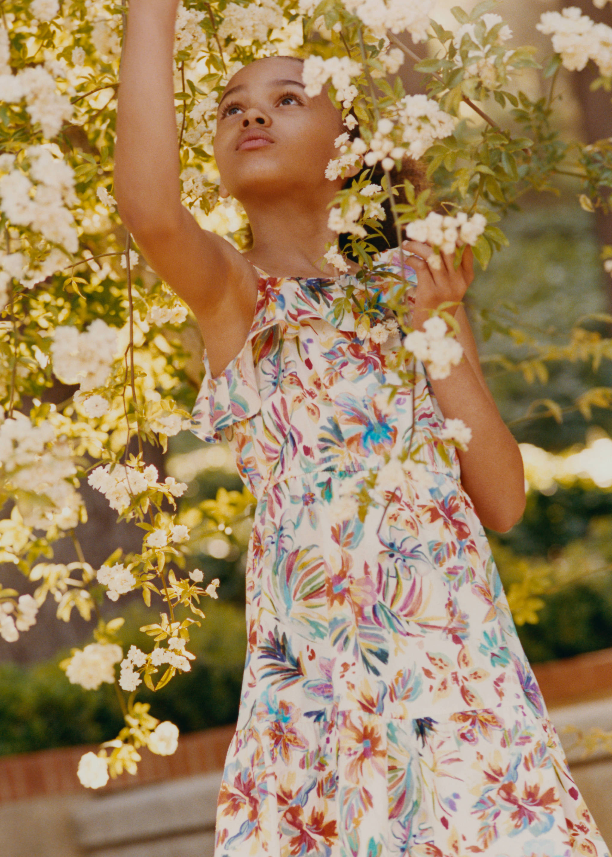 Ασύμμετρο φόρεμα με βολάν - Λεπτομέρεια του προϊόντος 5