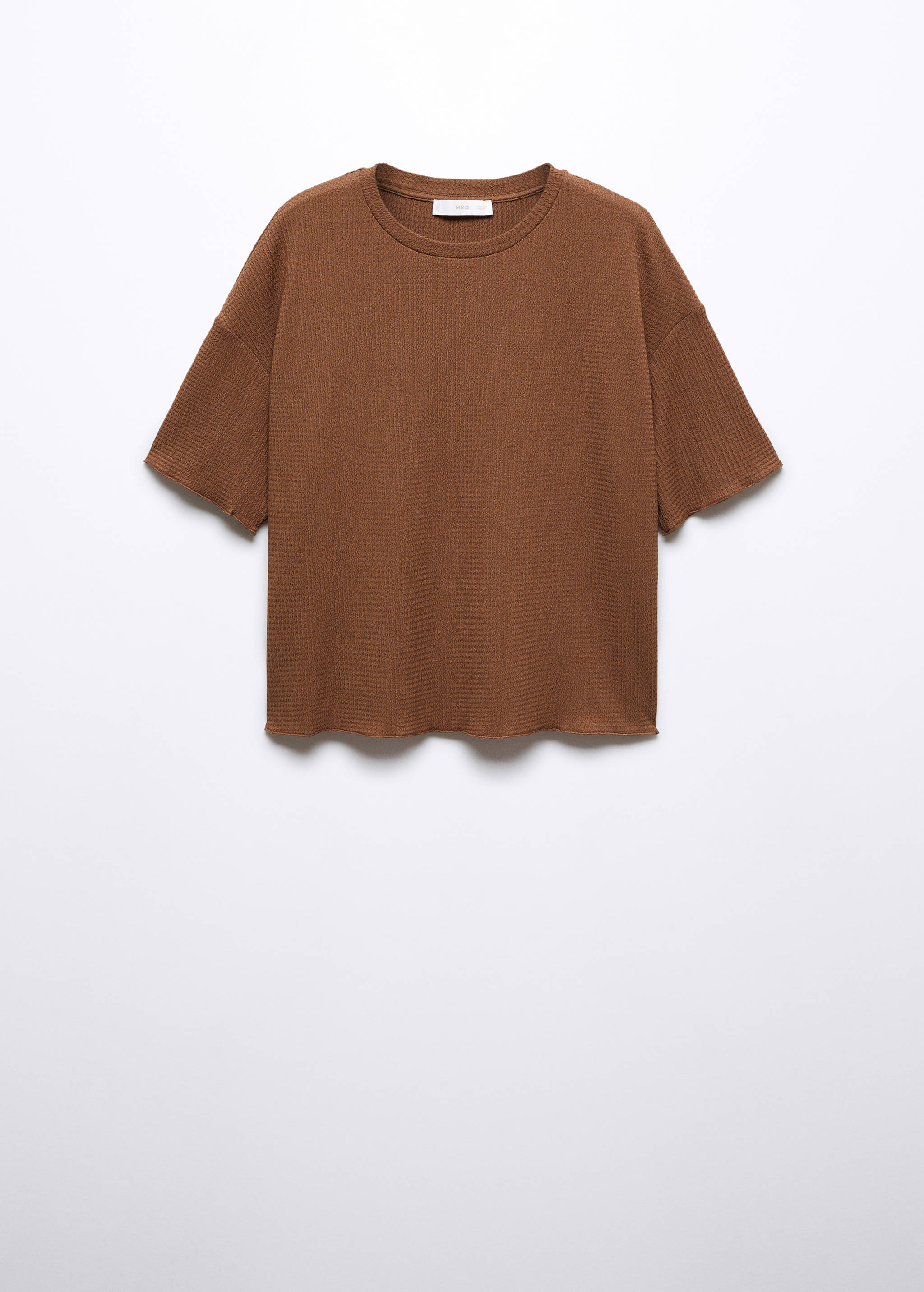Texturiertes Oversized-T-Shirt - Artikel ohne Model