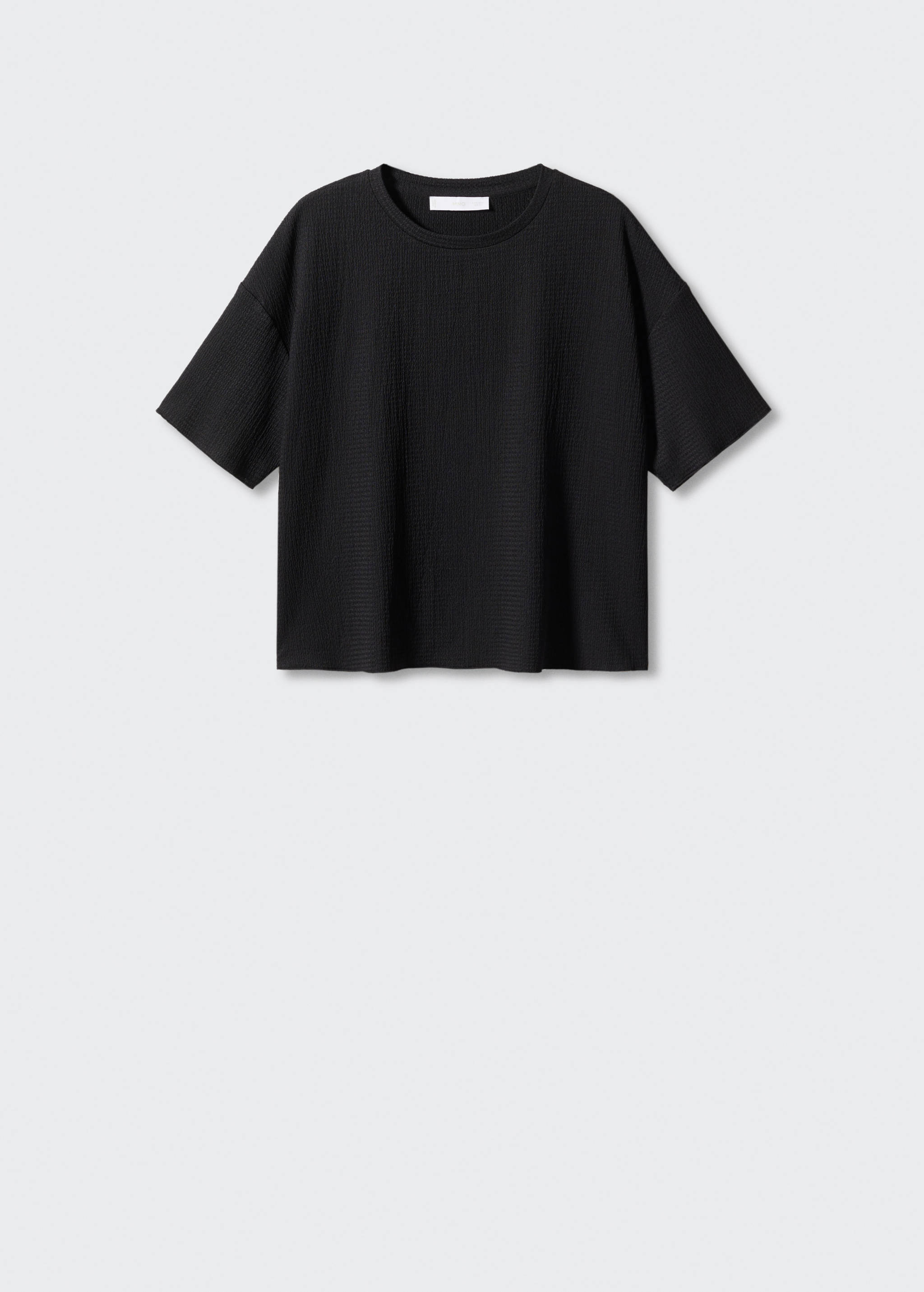 Texturiertes Oversized-T-Shirt - Artikel ohne Model