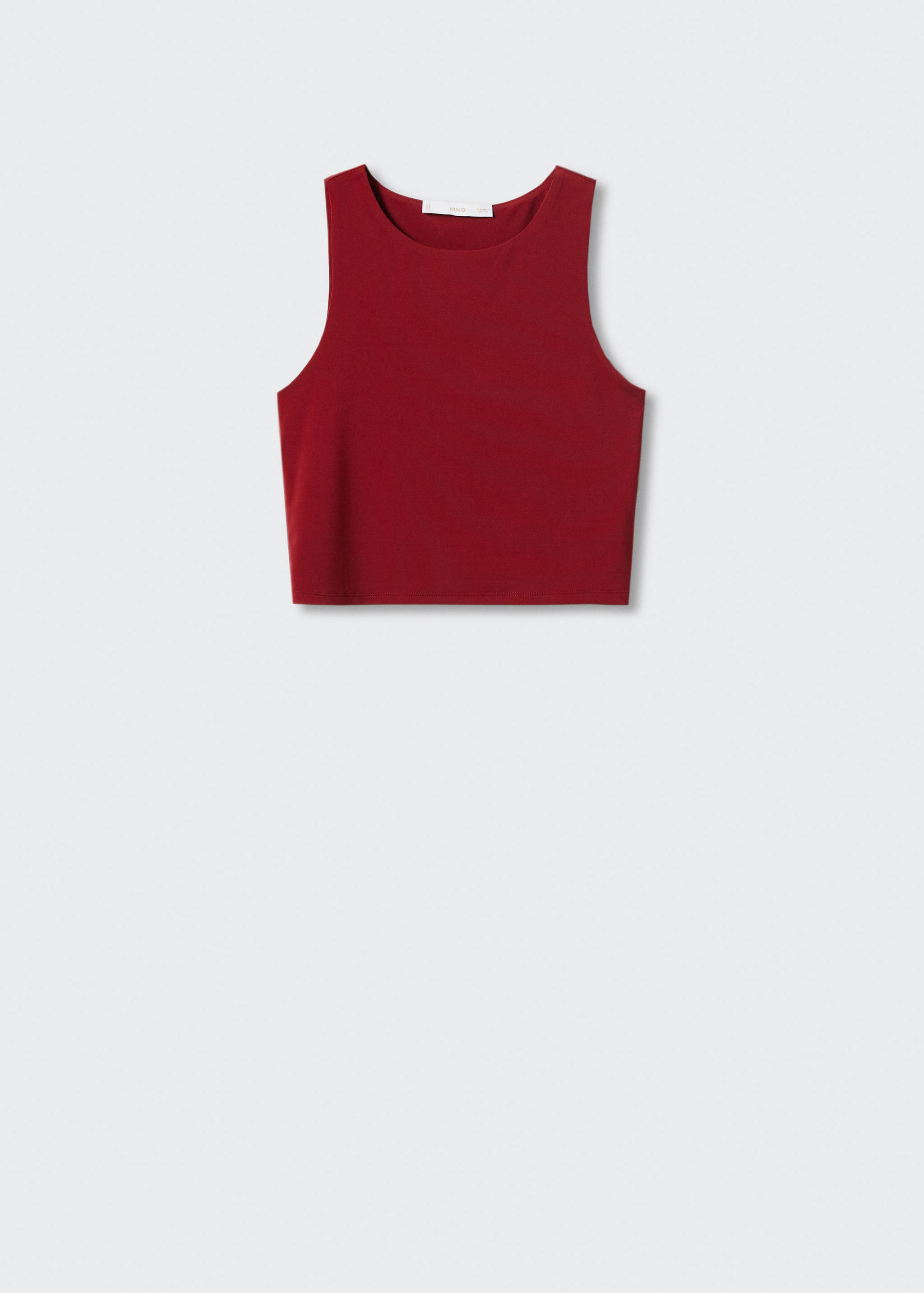 Top cropped com gola halter - Artigo sem modelo