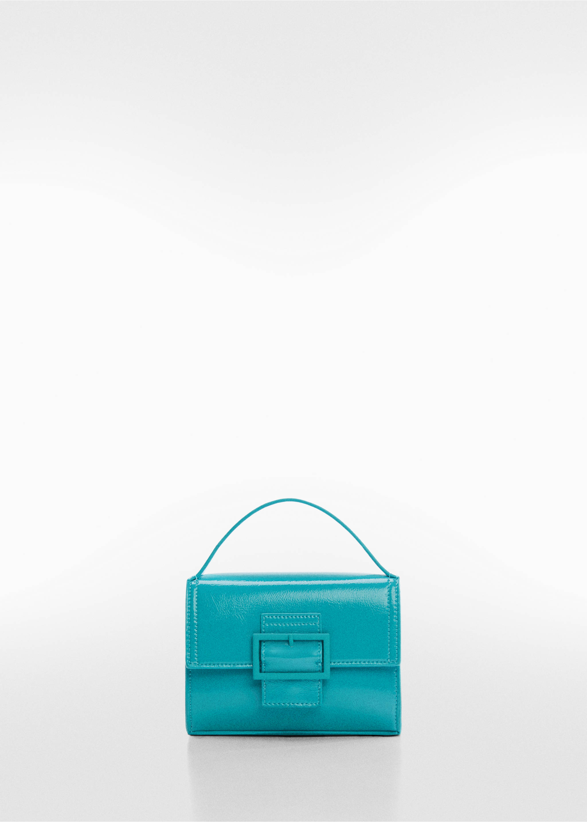 Buckled flap bag - Article without model, Aqua Green. Ref: 57062510-00.