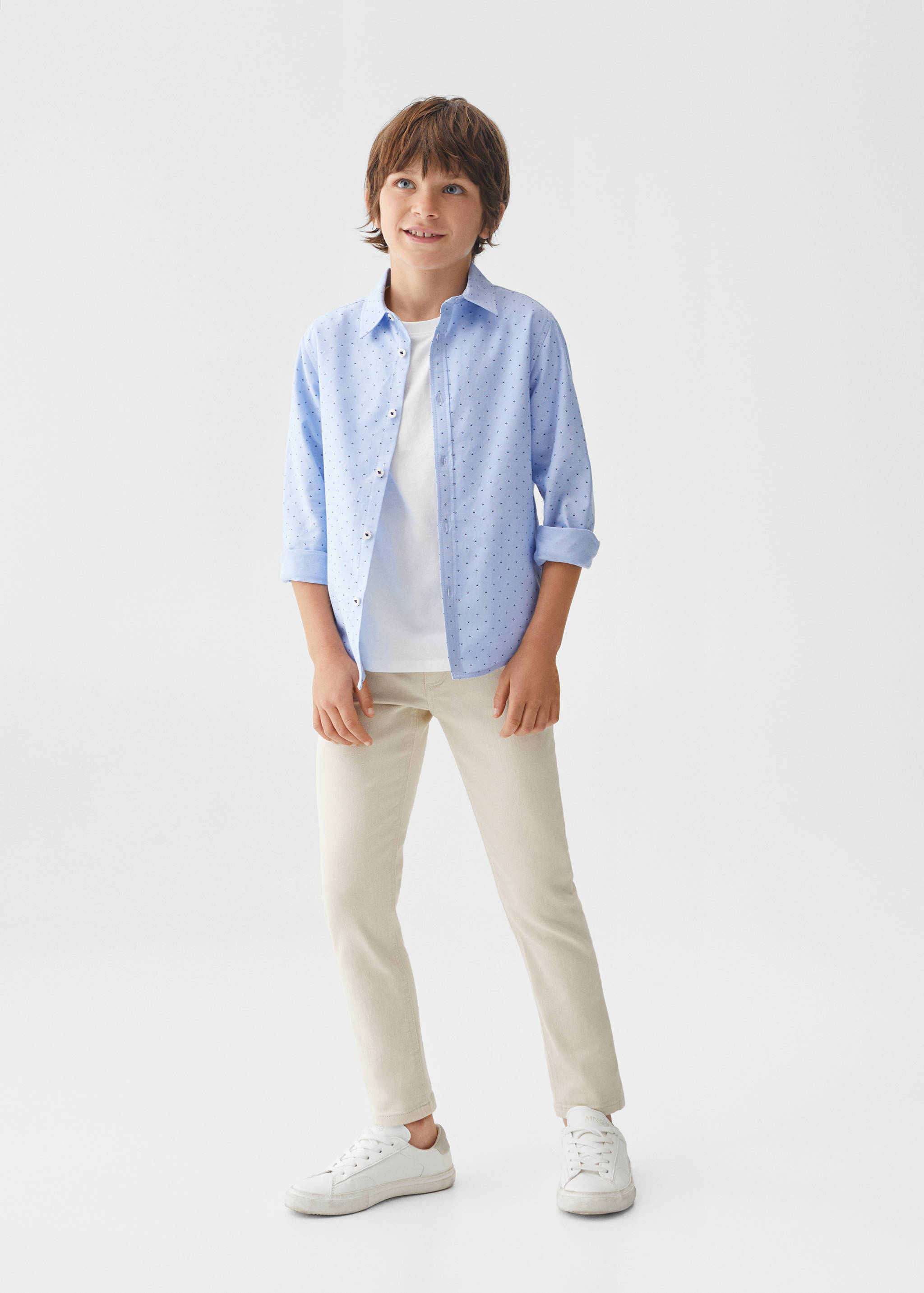 Bavlněná košile s potiskem - Celkový náhled