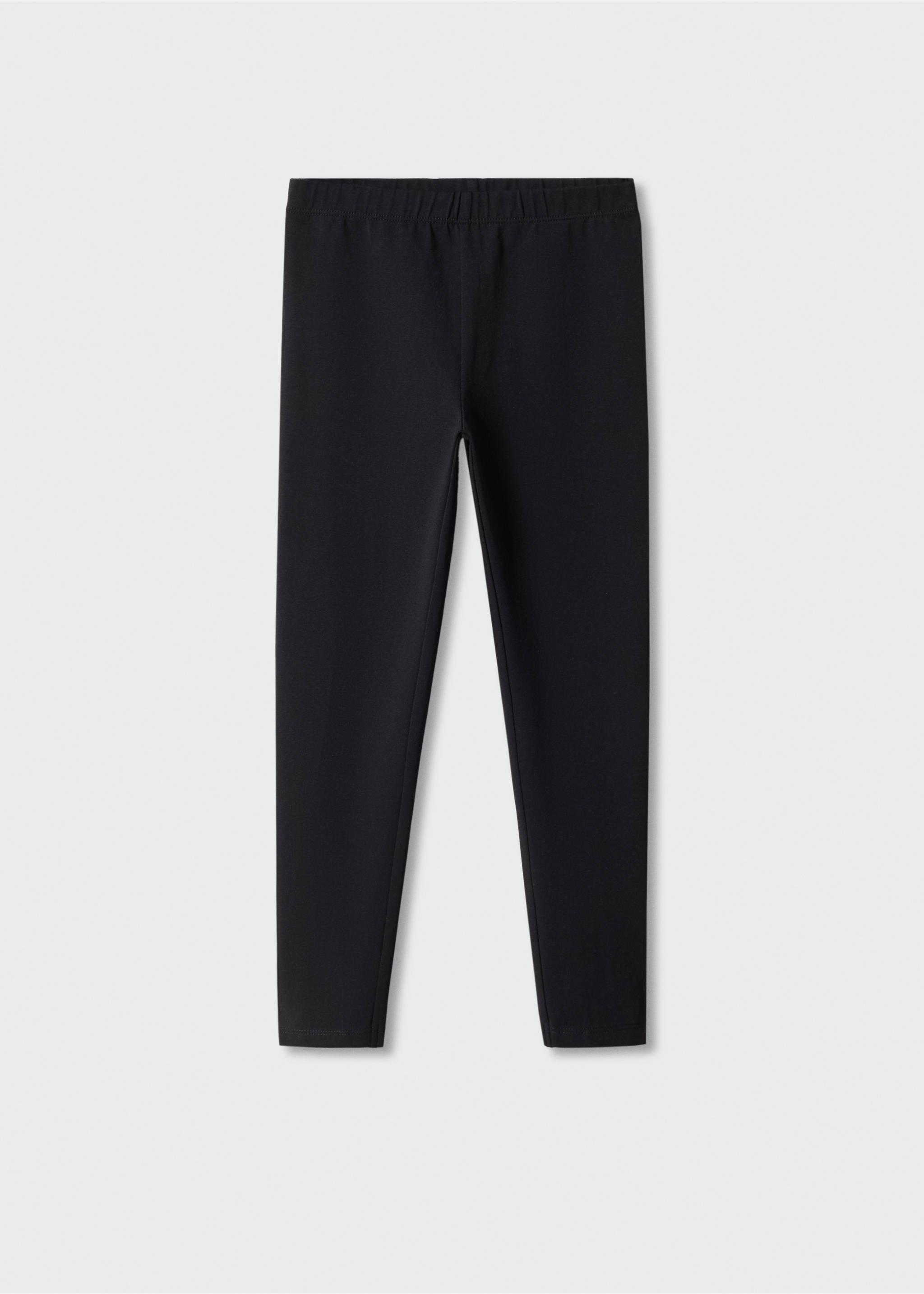 Cotton leggings - Article without model, Black. Ref: 57062521-00.