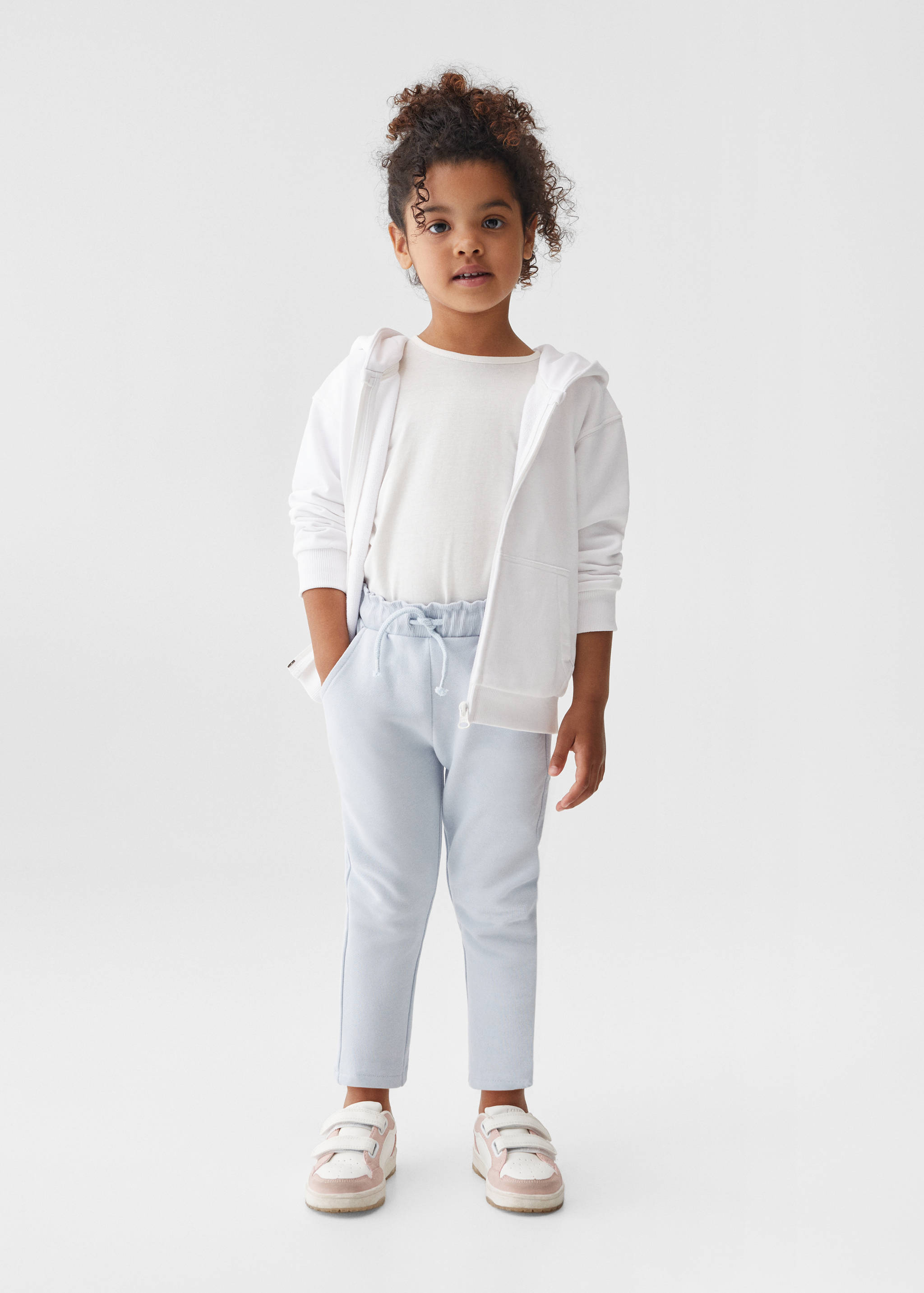 Cotton jogger-style trousers - General plane