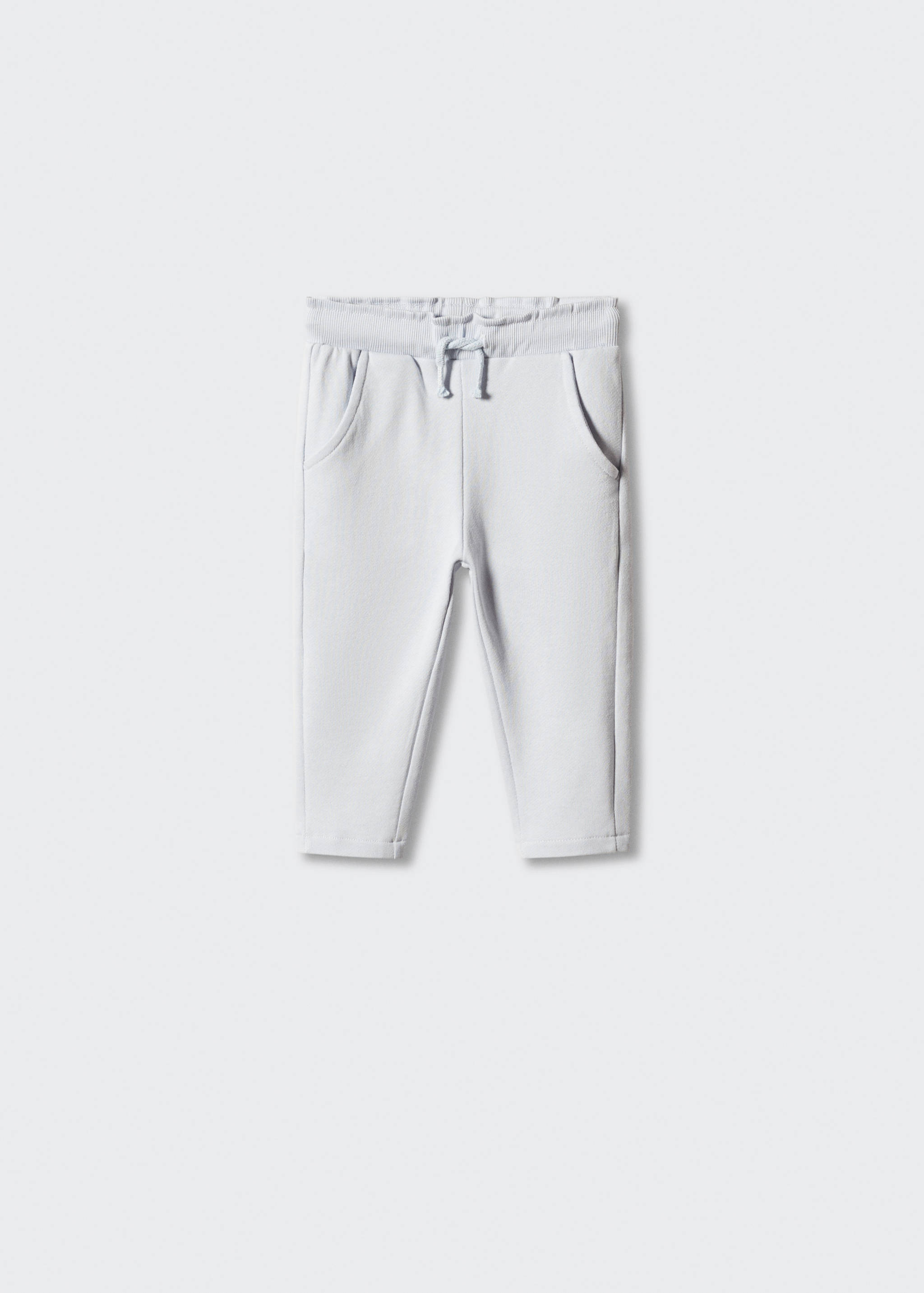 Cotton jogger-style trousers - Article without model