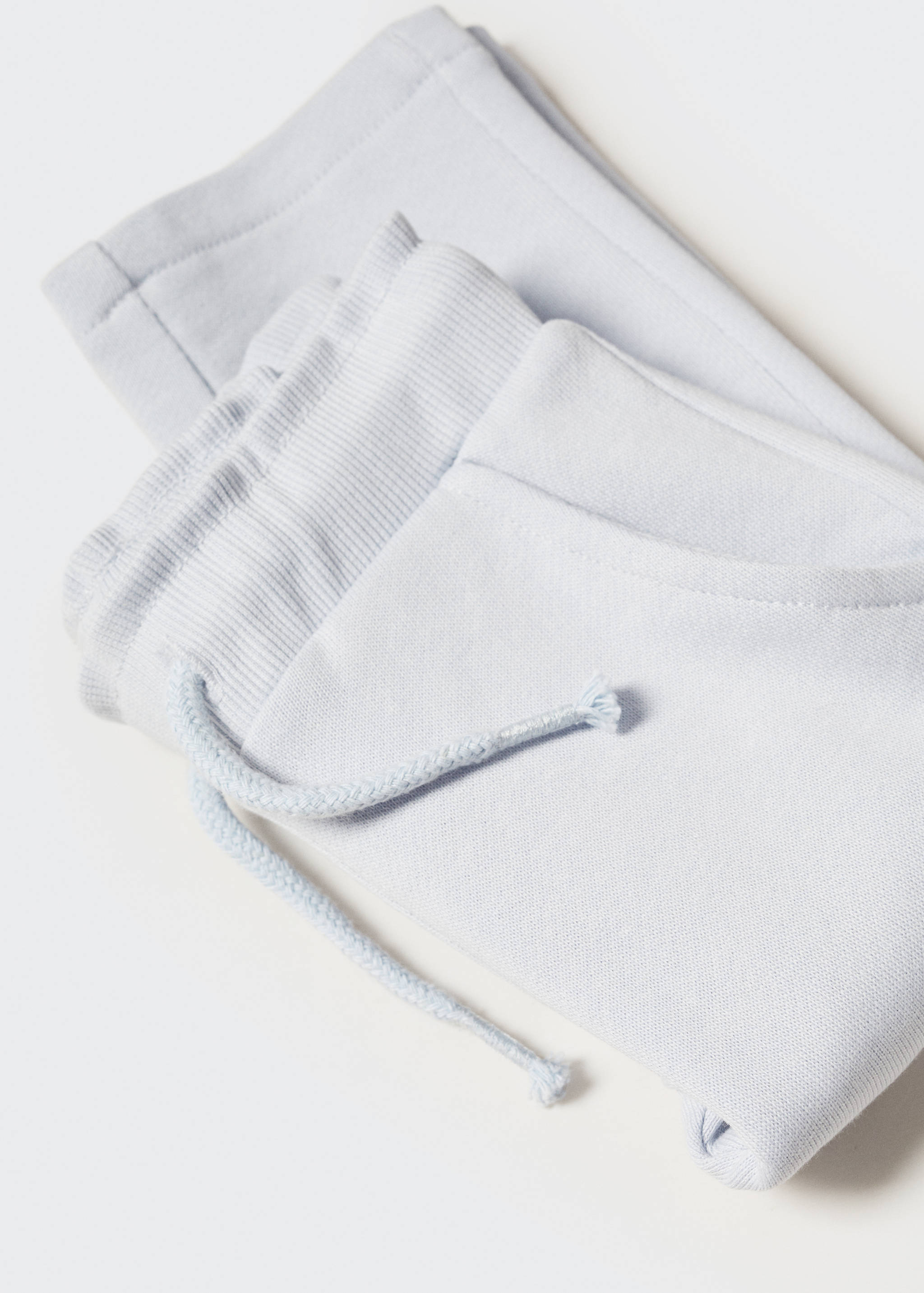 Cotton jogger-style trousers - Details of the article 0