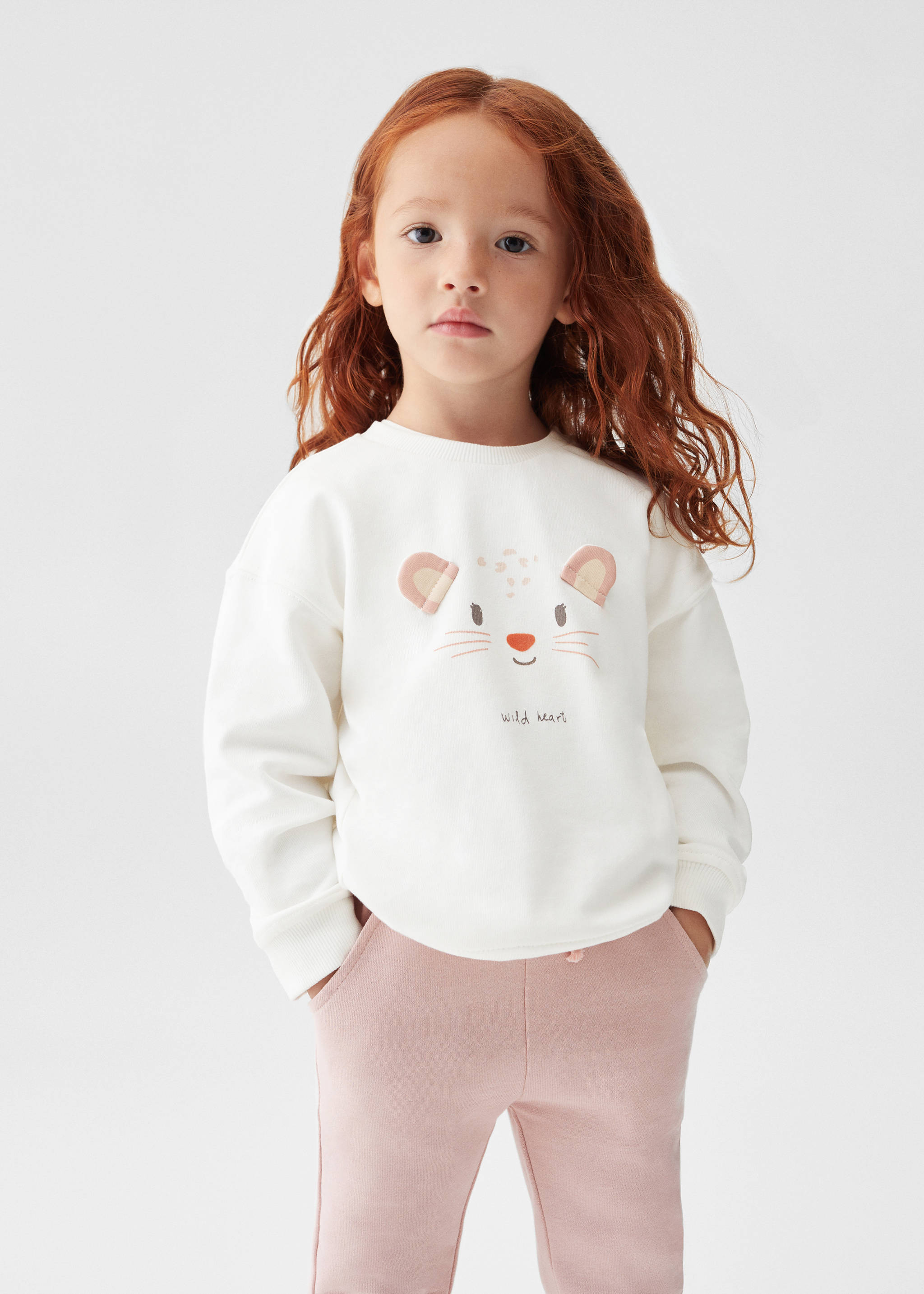 Cotton jogger-style trousers - Medium plane