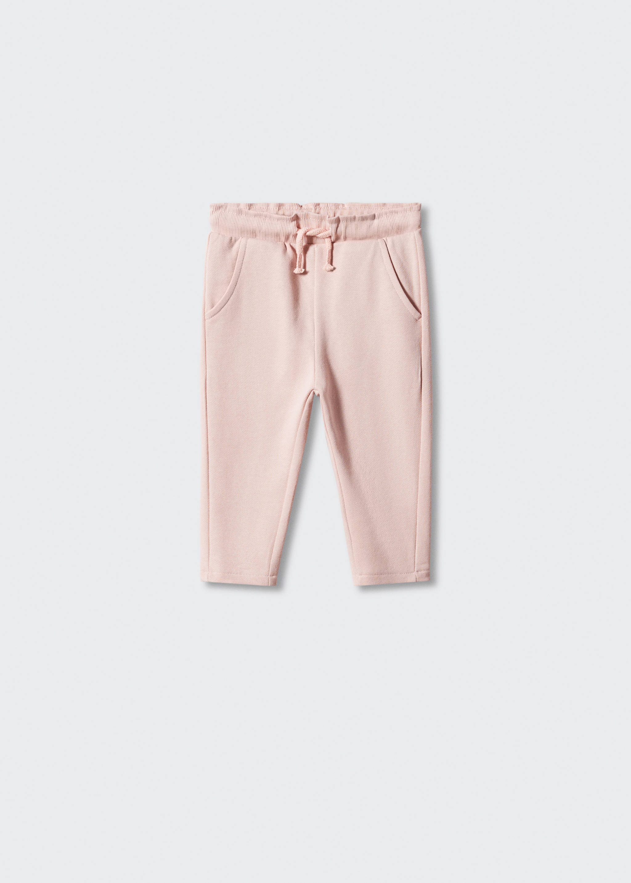 Cotton jogger-style trousers - Article without model