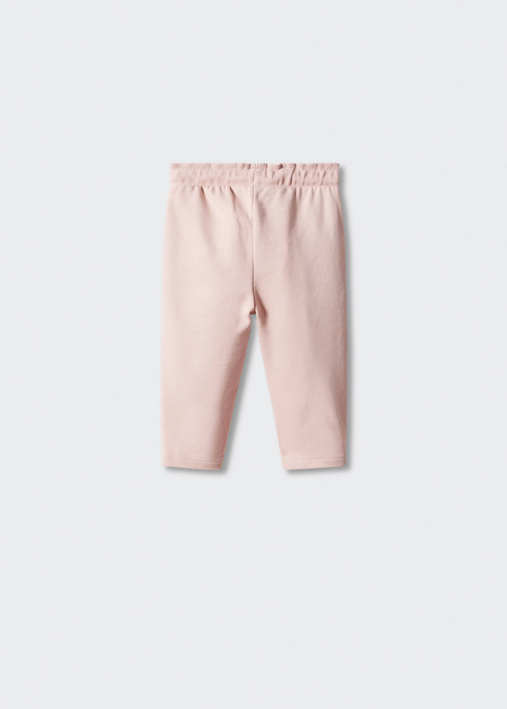 Cotton jogger-style trousers - Reverse of the article