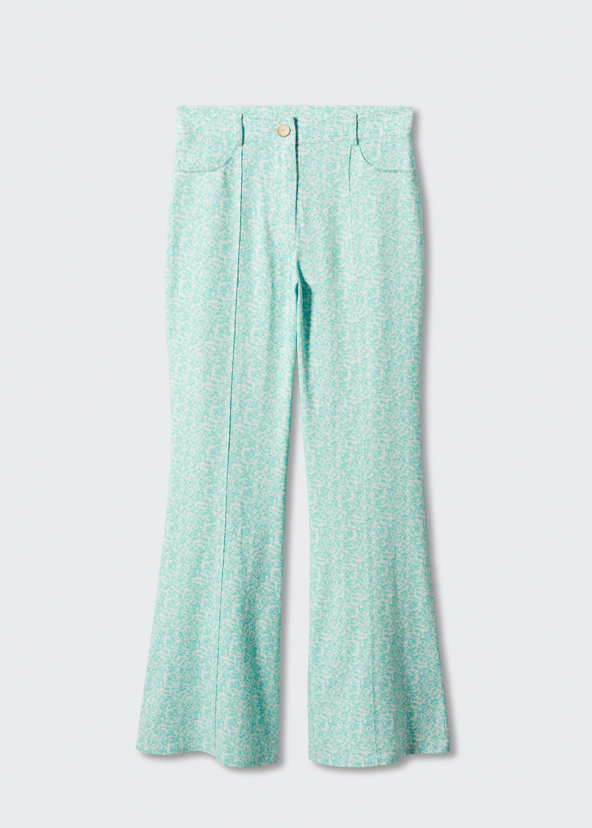 Pantalon lin fleurs - Article sans modèle