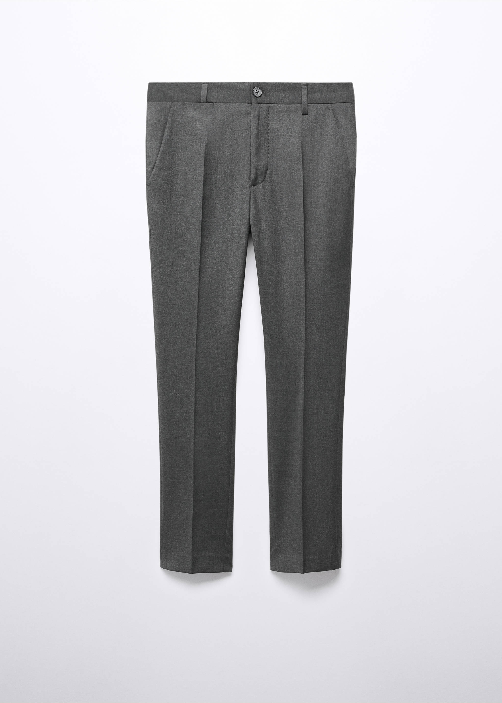 Slim Fit-Anzughose - Artikel ohne Model, Grau. Ref: 57062885-00.