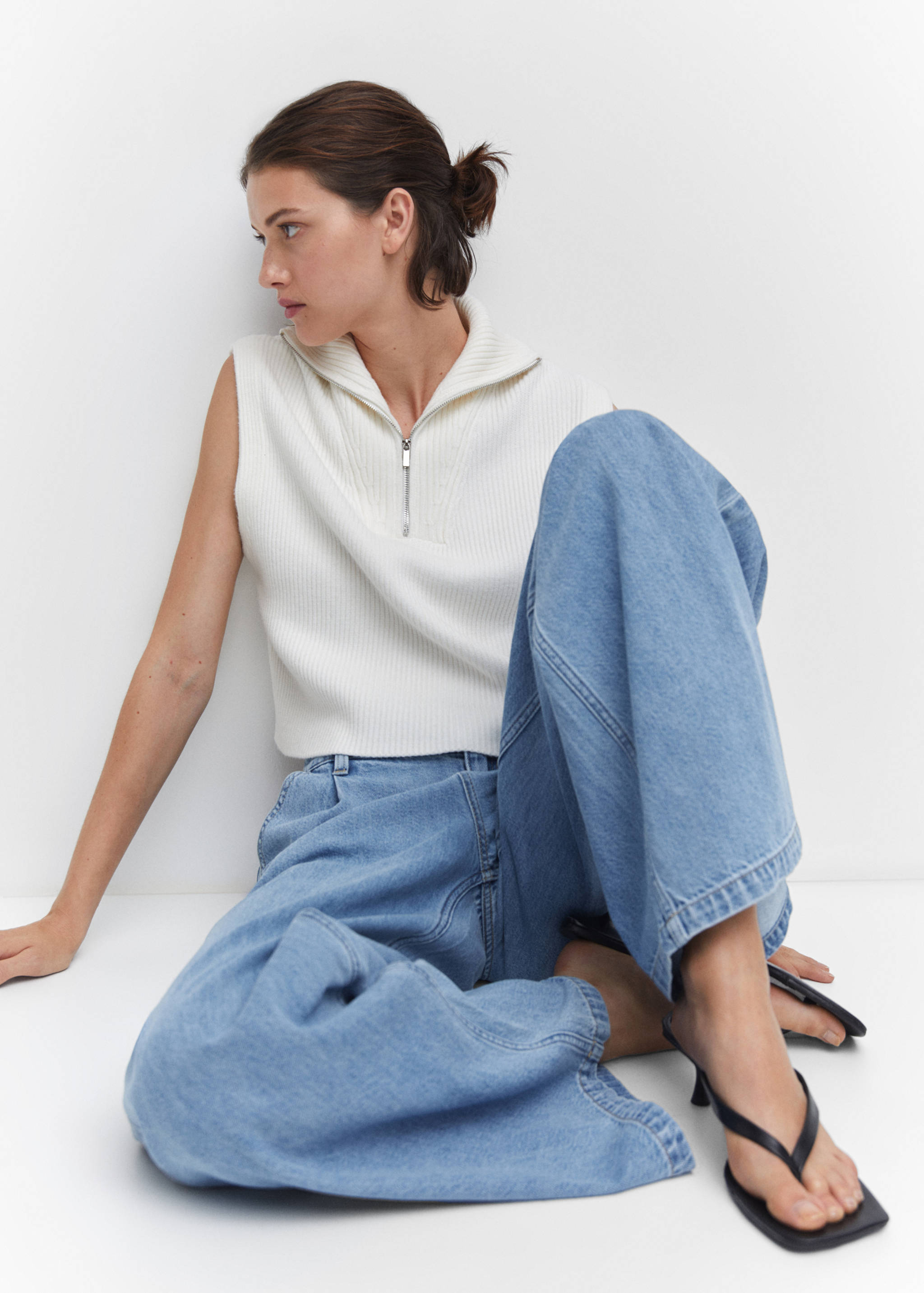 Jeans wide leg pinzas - Detalle del artículo 2
