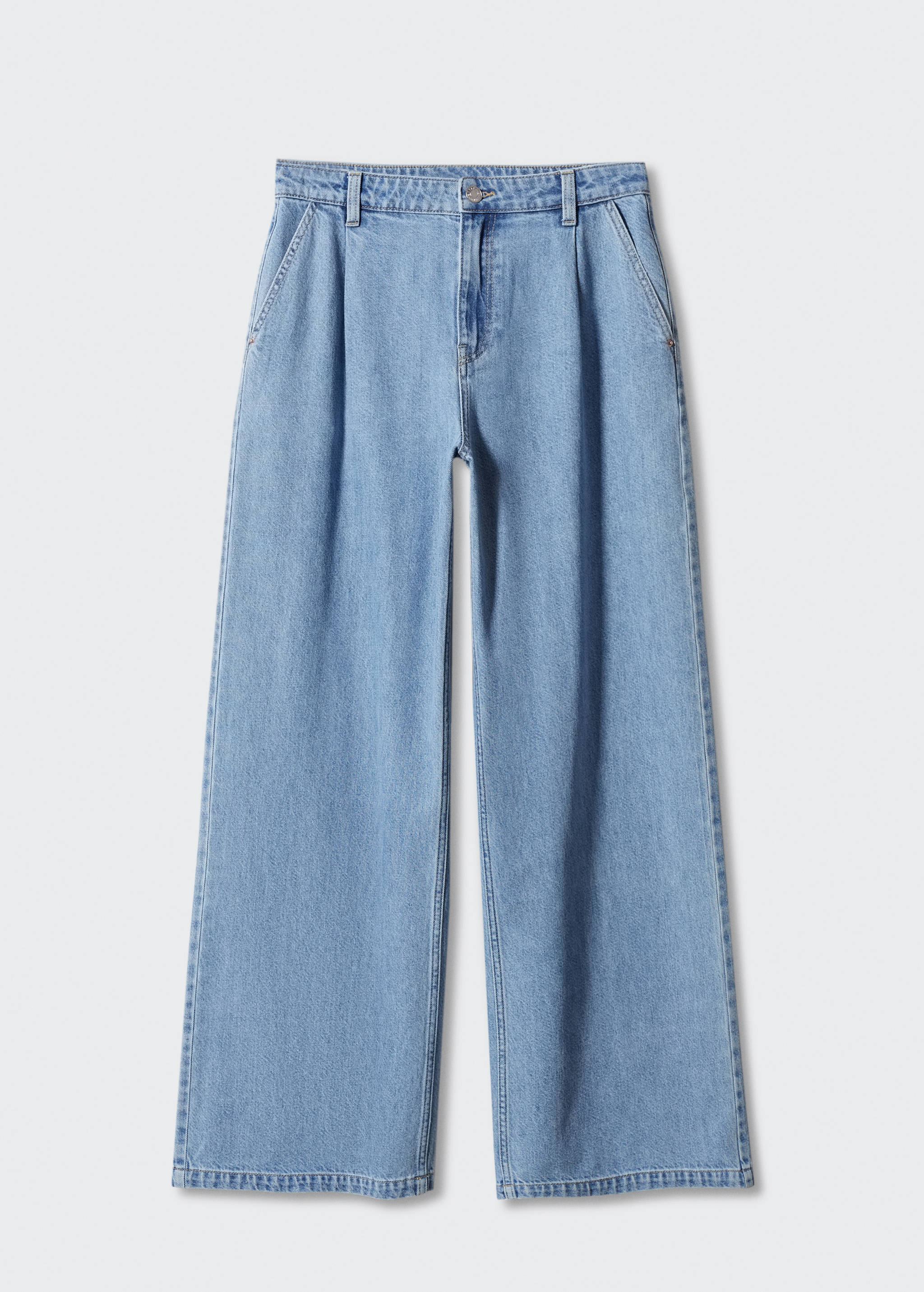 Jeans wide leg pinzas - Artículo sin modelo