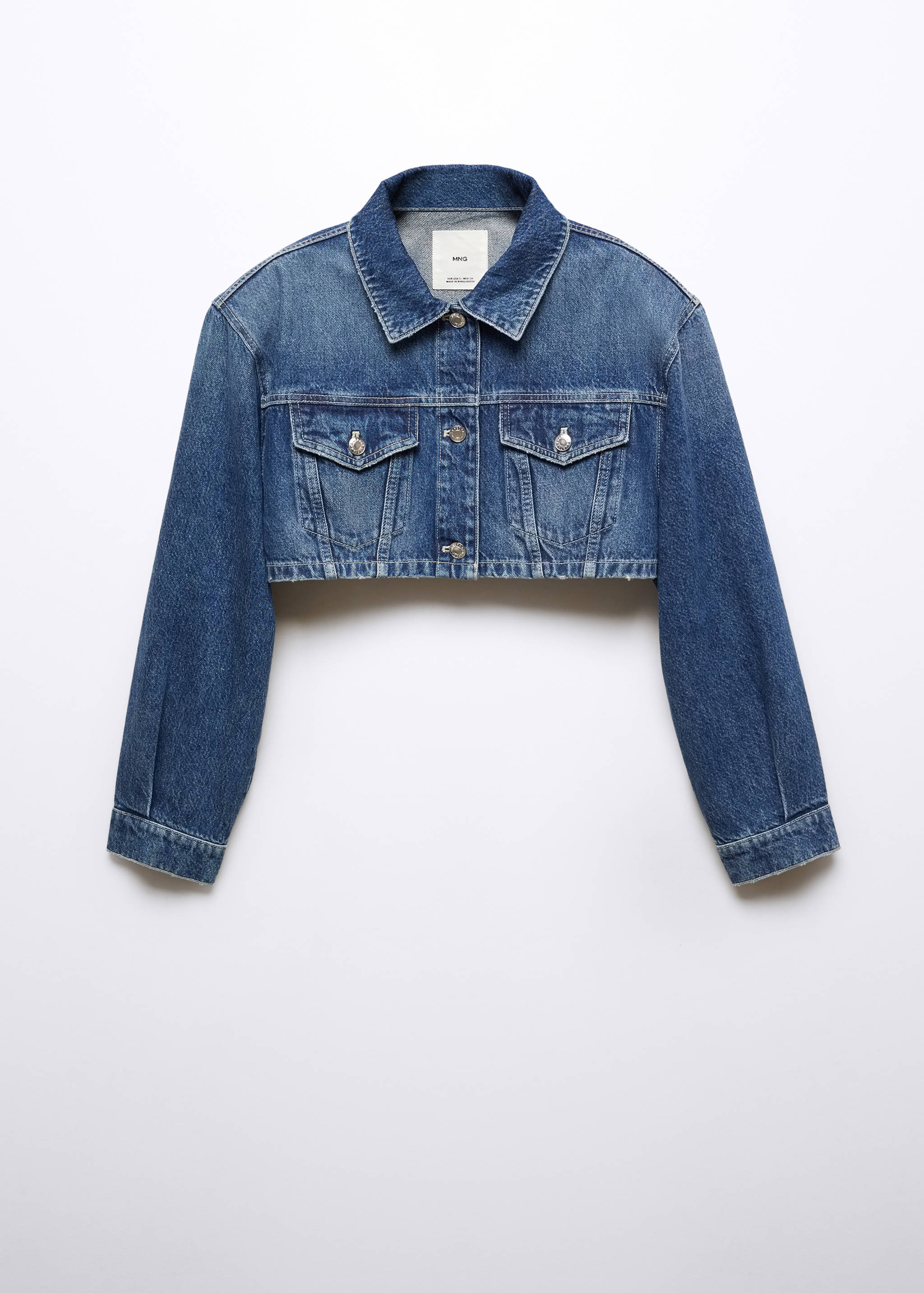 Cropped denim jacket - Article without model