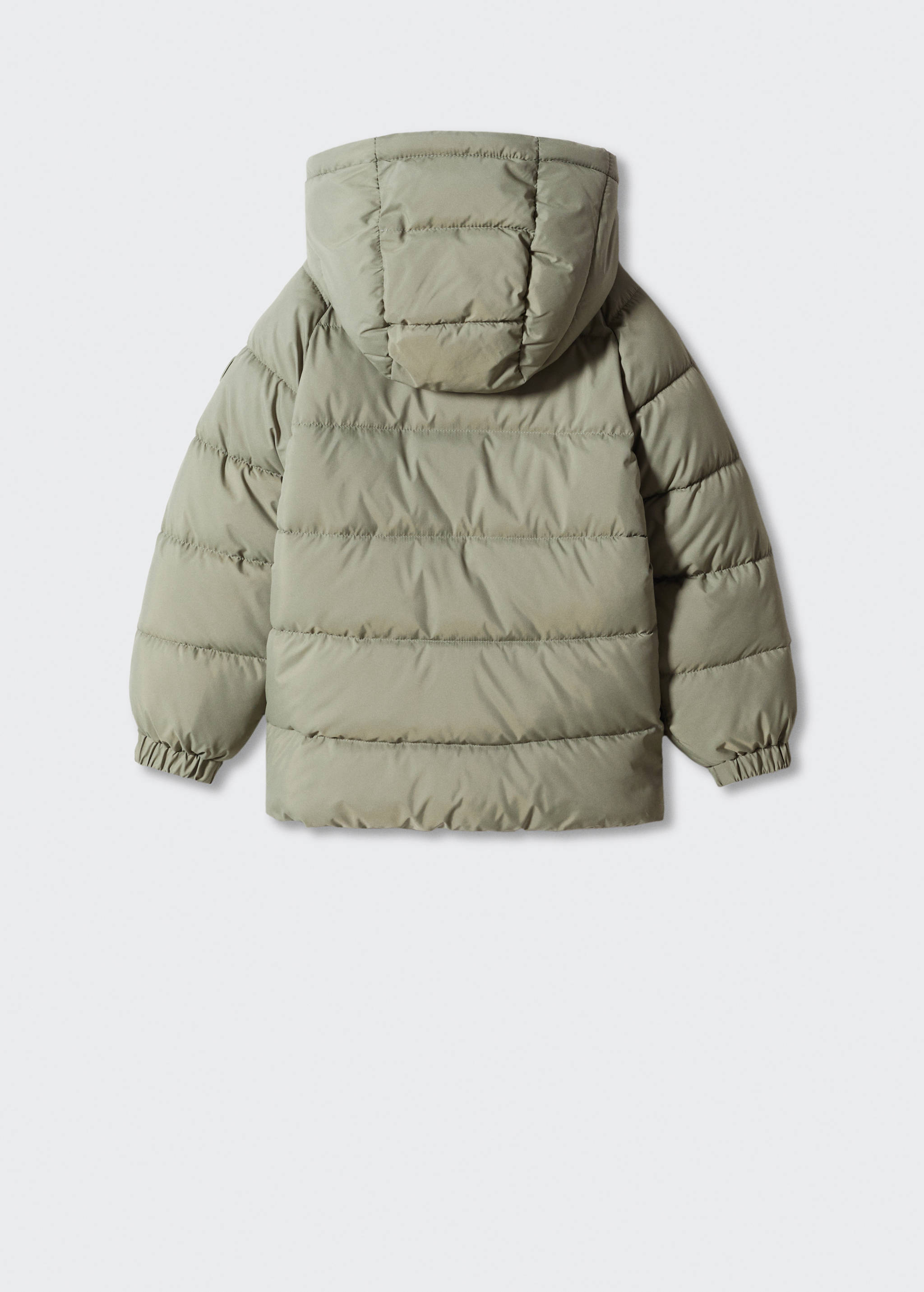 Hood puffer coat - Reverse of the article