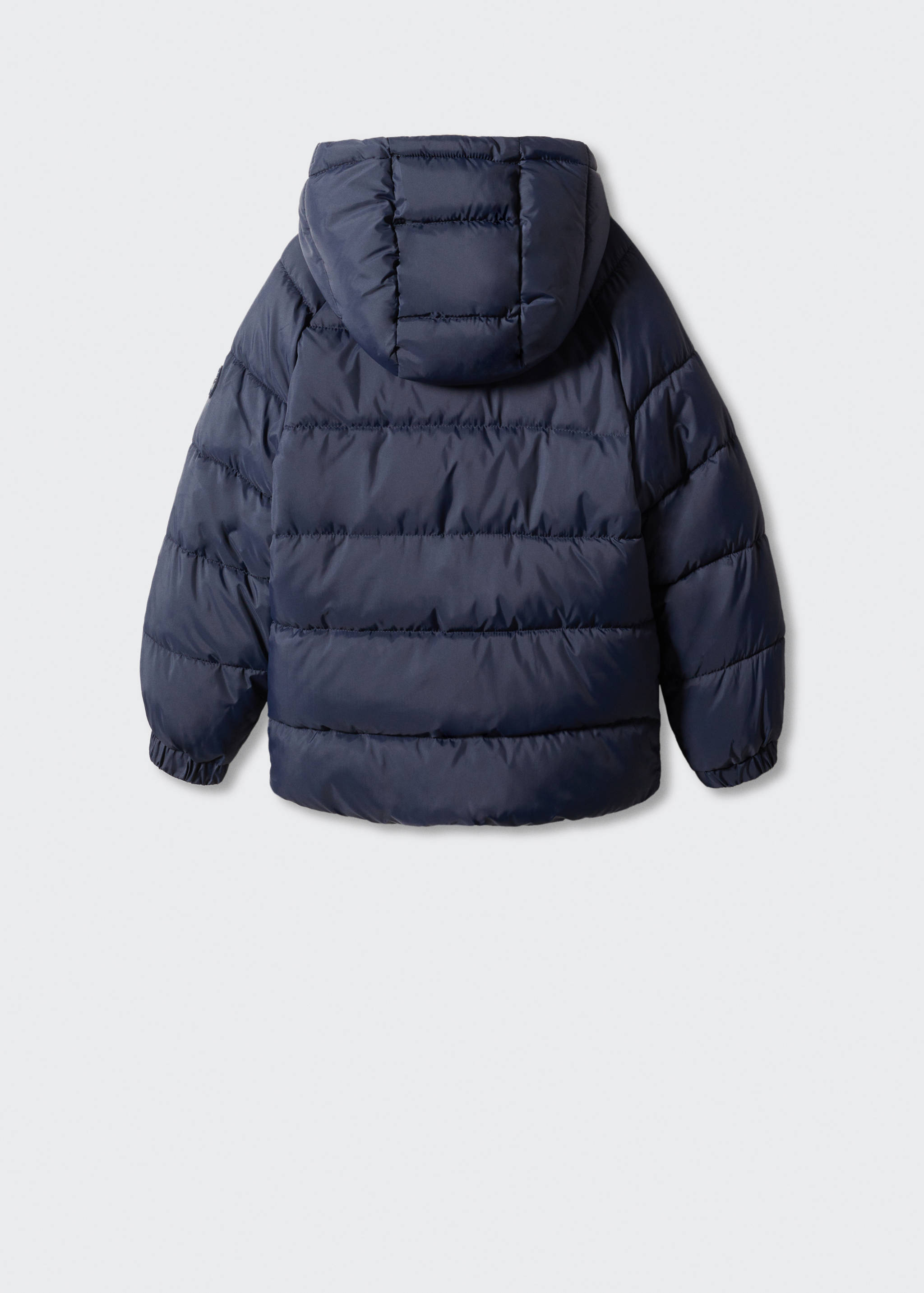 Hood puffer coat - Reverse of the article
