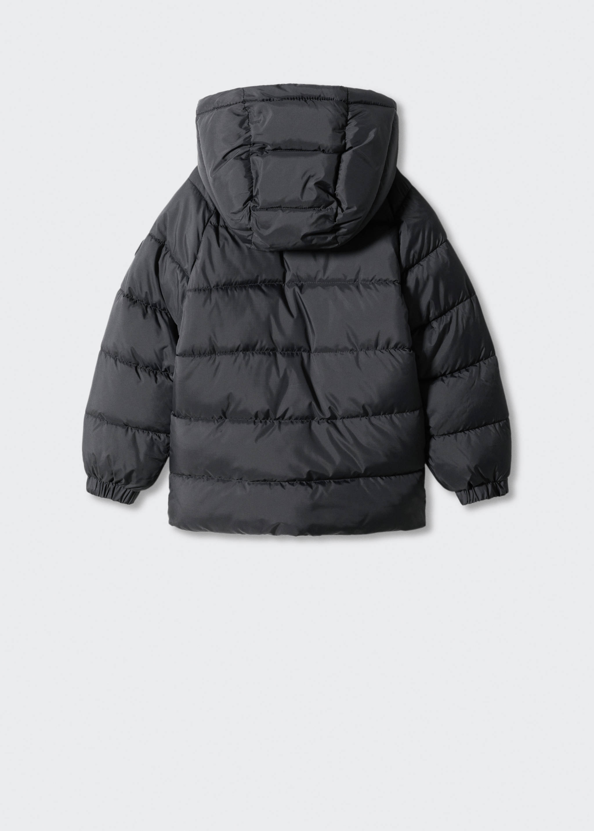 Hood puffer coat - Reverse of the article