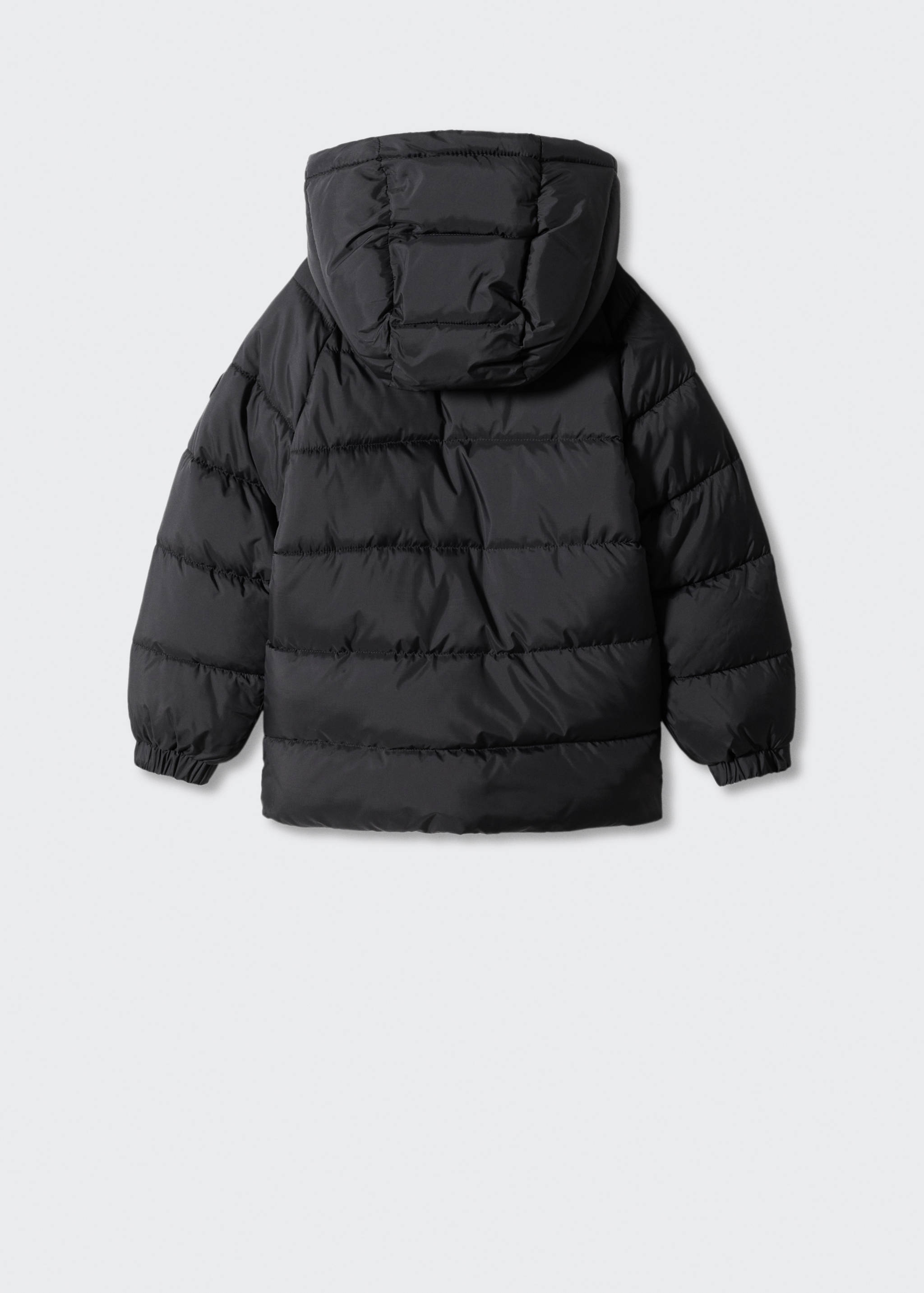 Hood puffer coat - Reverse of the article