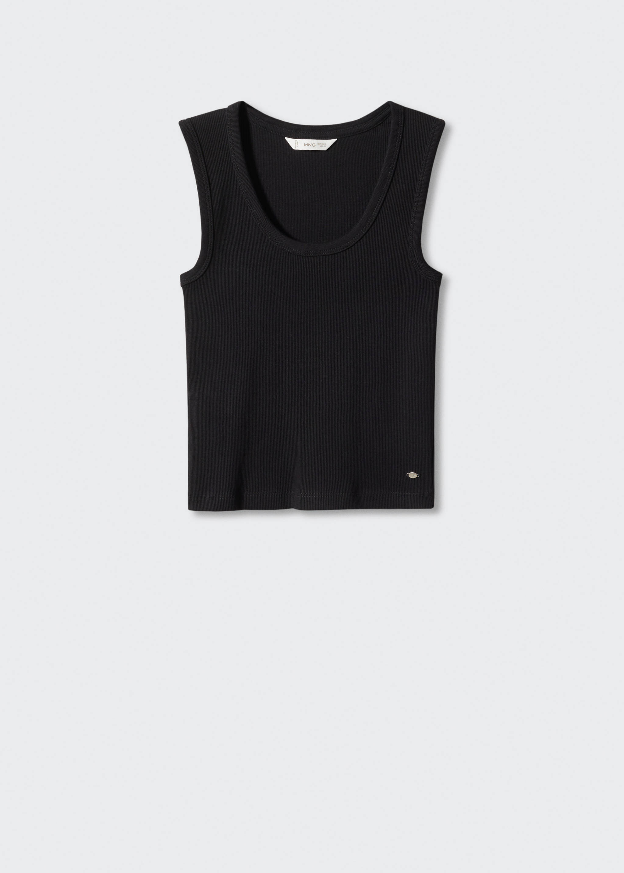 Strap cotton T-shirt - Article without model