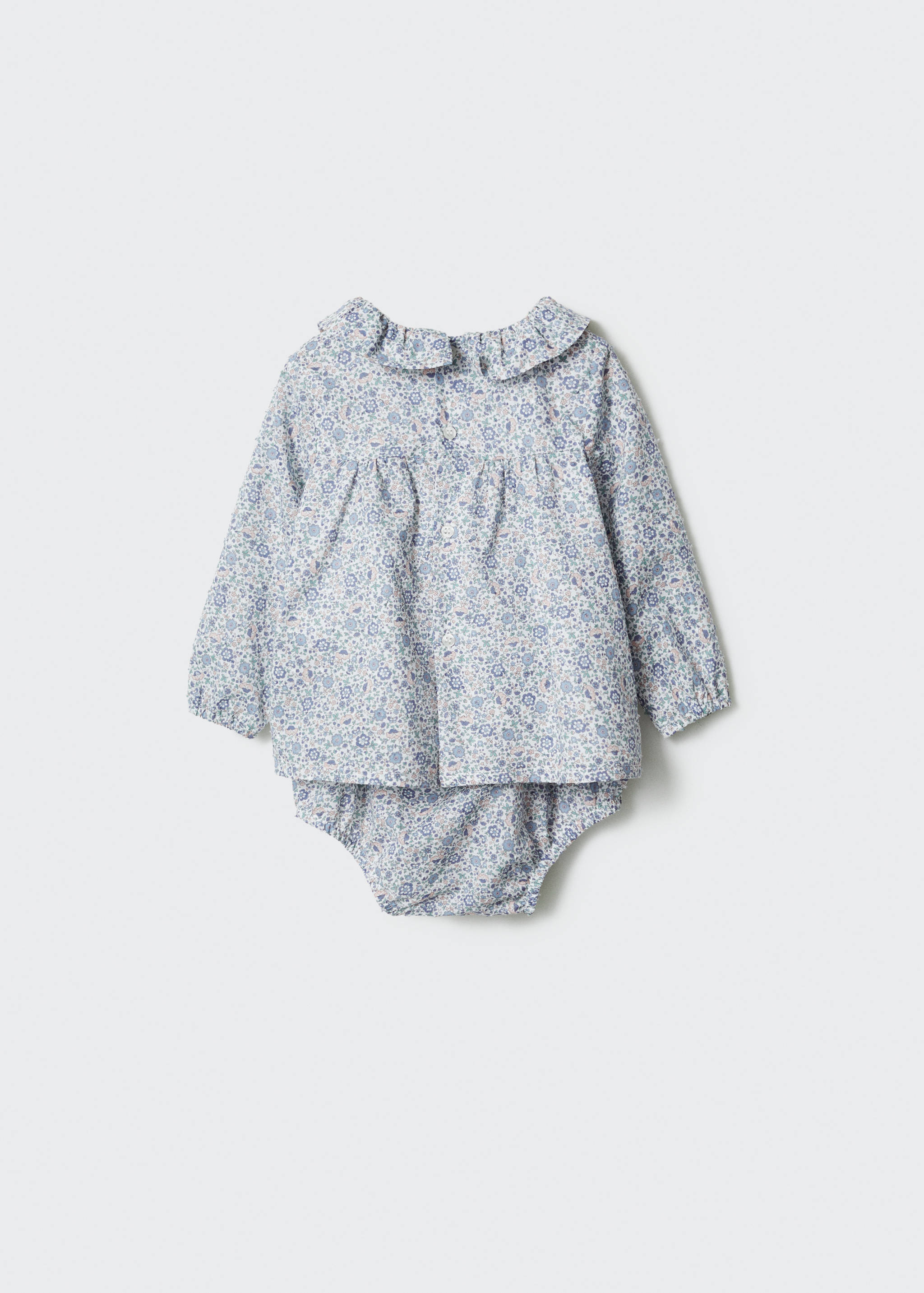 Kleid und Höschen aus Baumwolle - Rückseite des Artikels