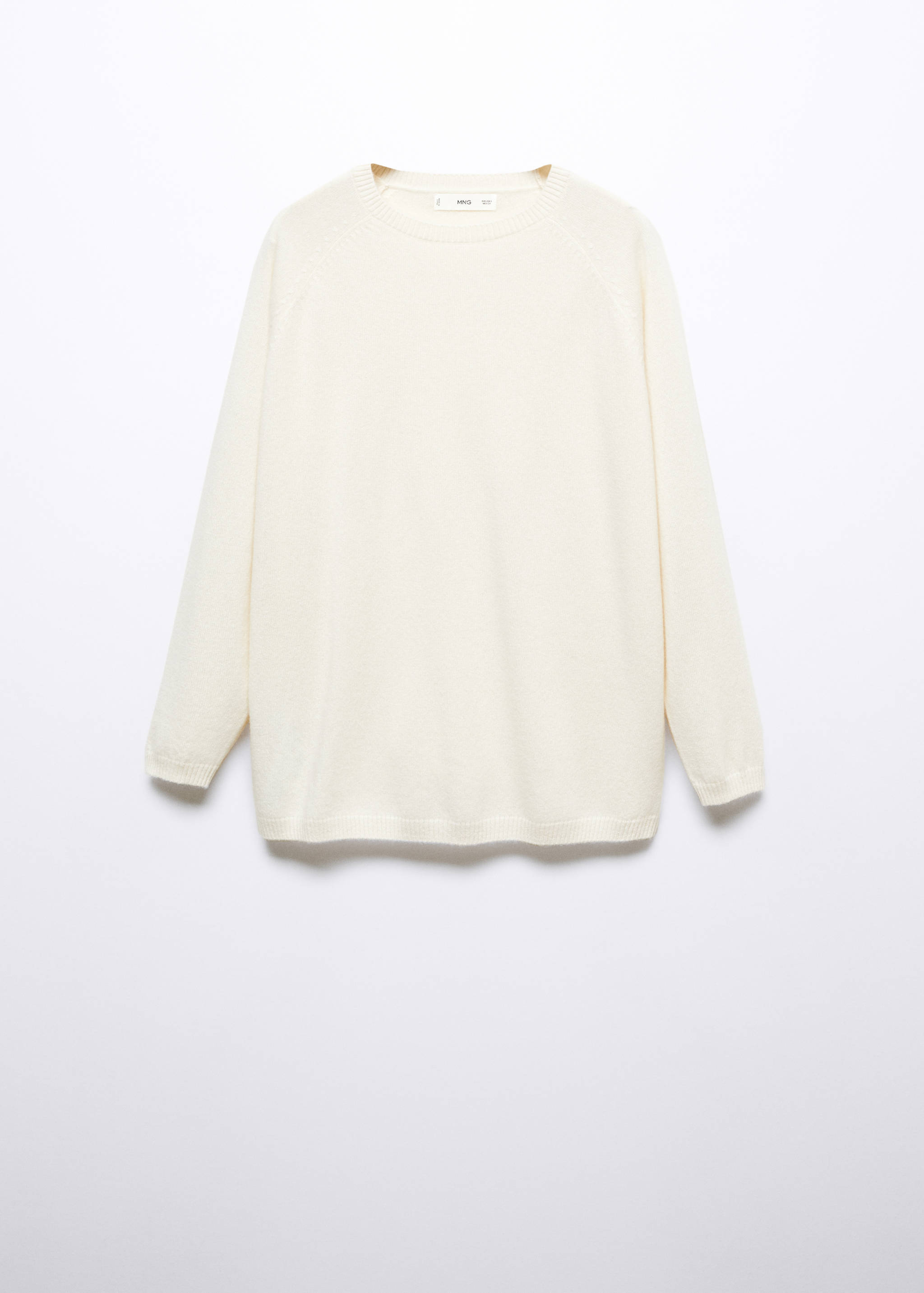 100% cashmere round-neck sweater - Article without model