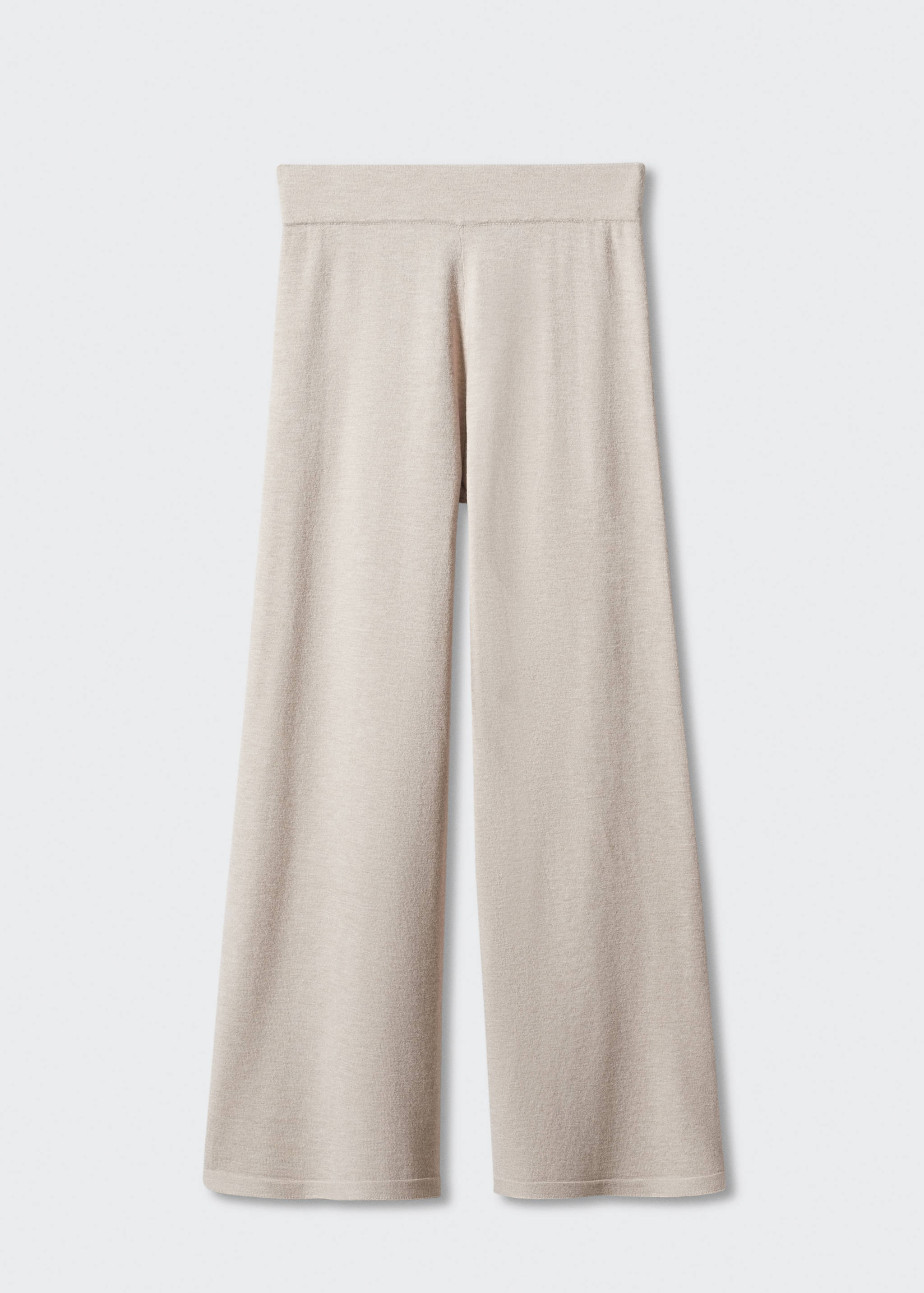 Fine-knit wideleg trousers - Article without model