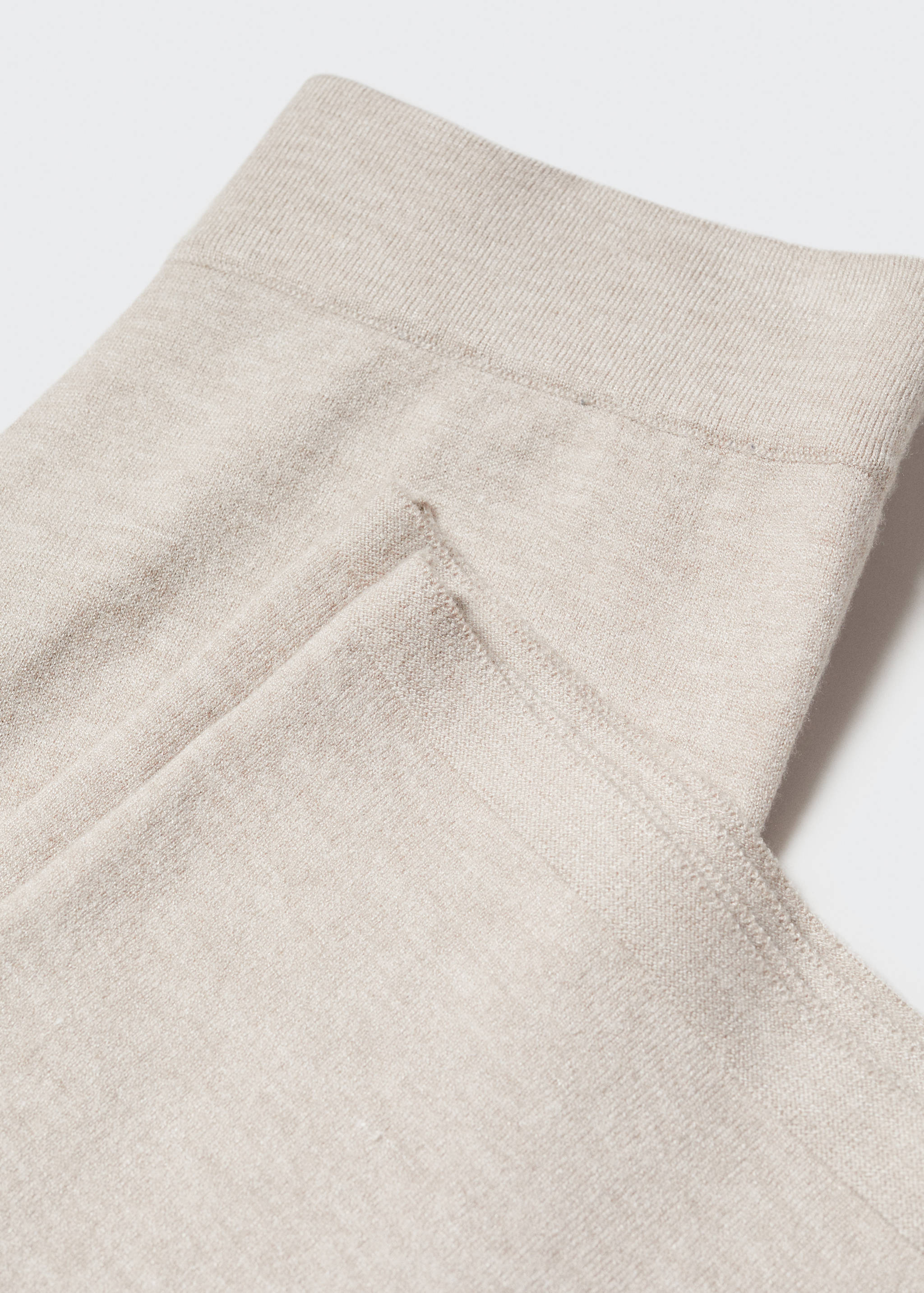 Fine-knit wideleg trousers - Details of the article 8