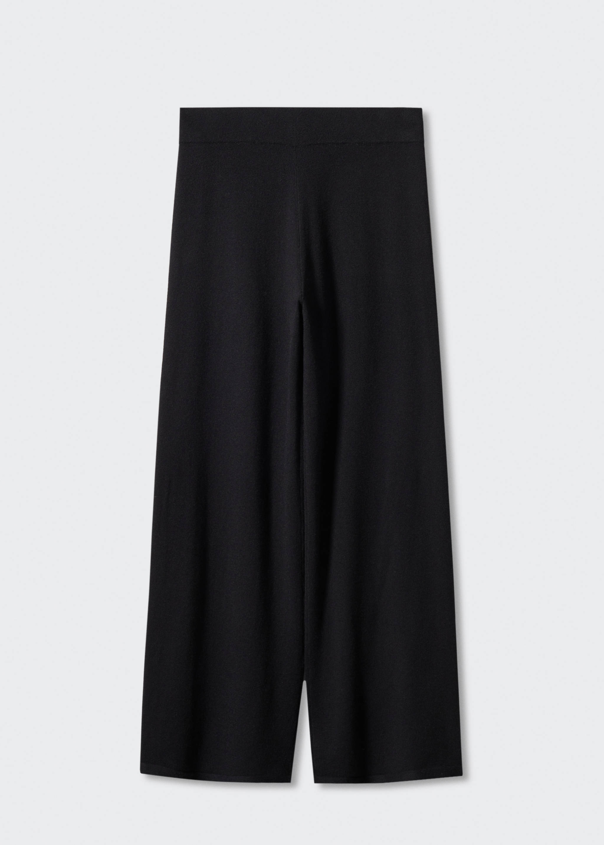 Fine-knit wideleg trousers - Article without model