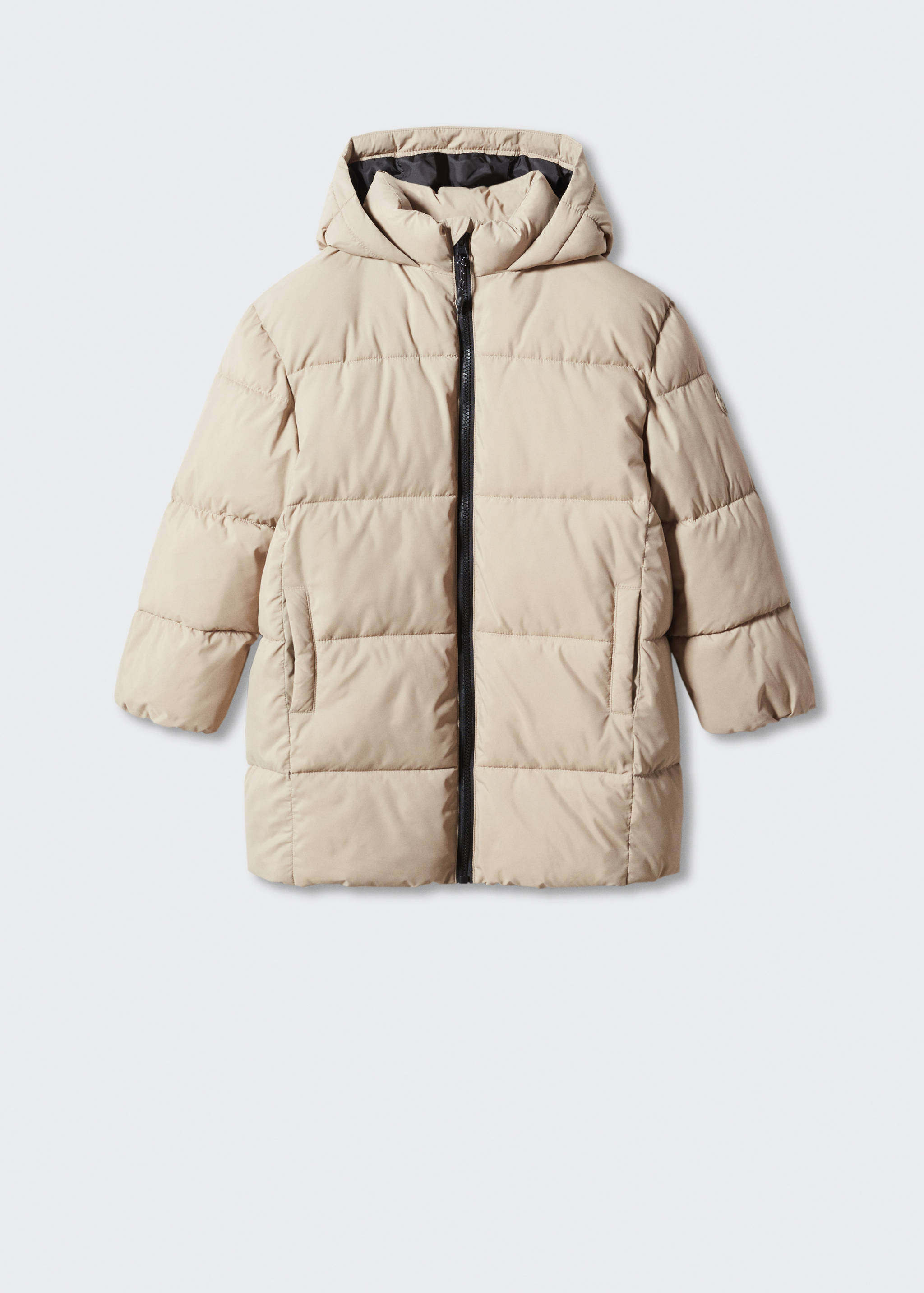 Quilted long coat - Article without model