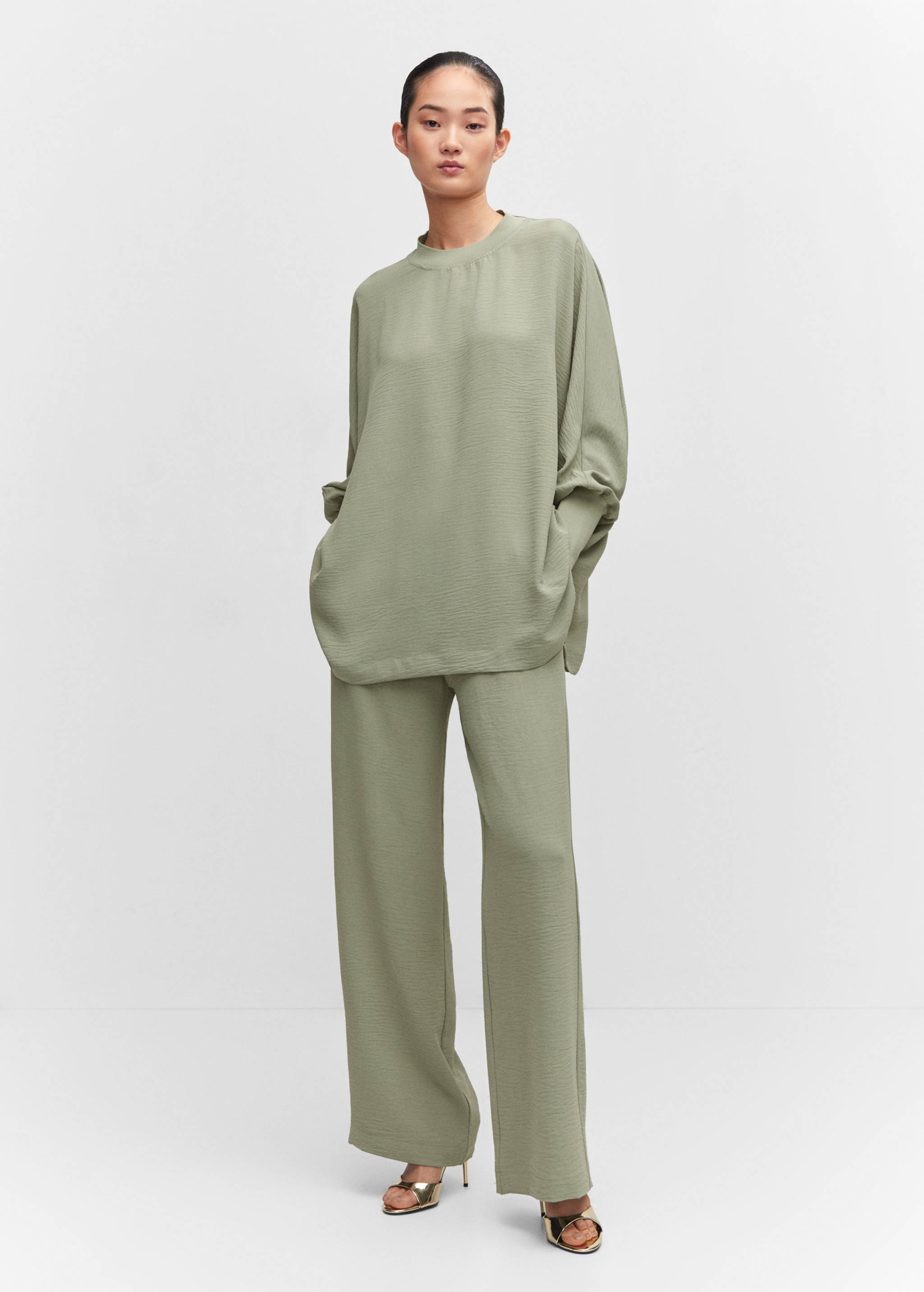 Dessuadora oversize textura - Pla general