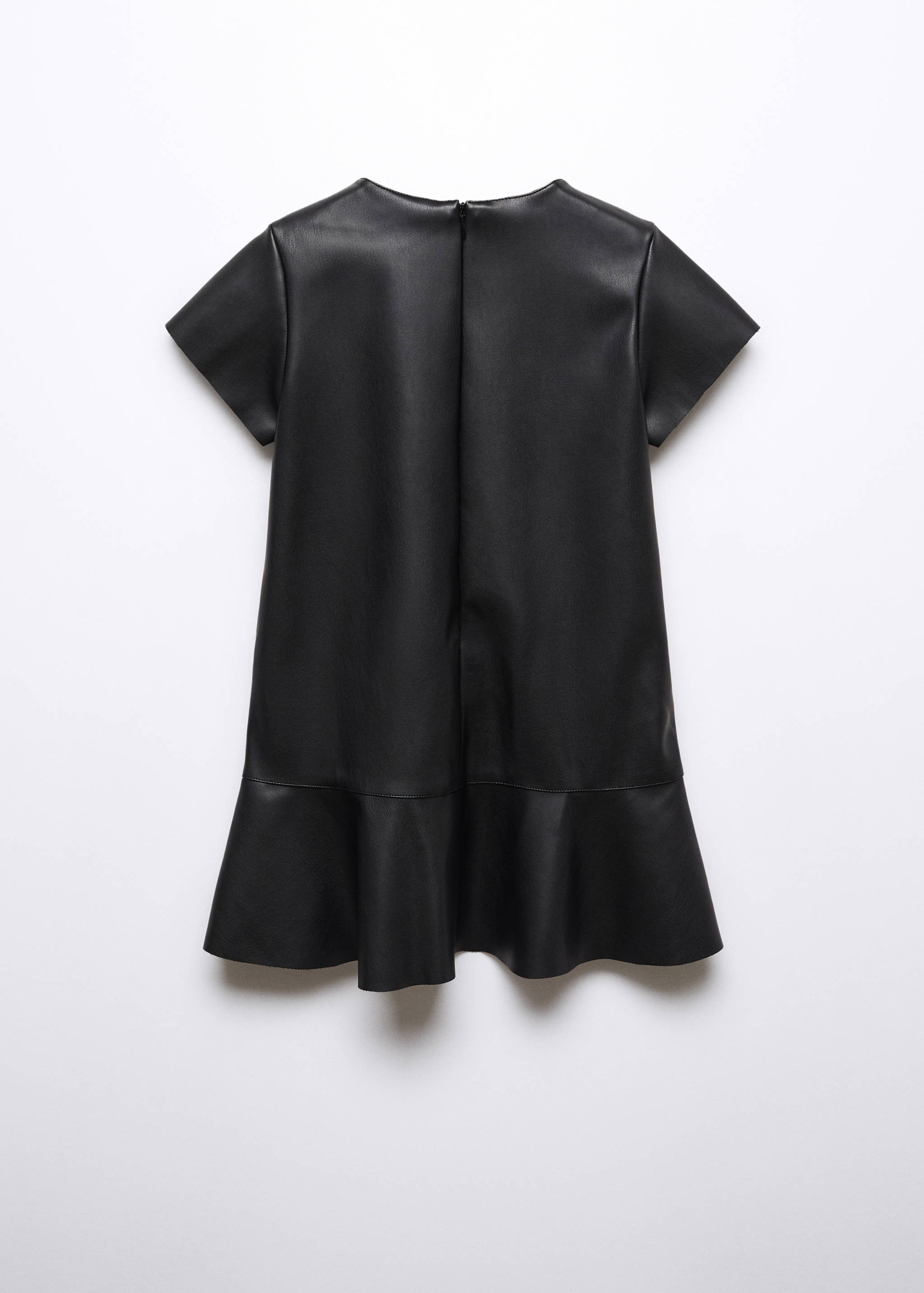 Kleid aus Kunstleder - Rückseite des Artikels