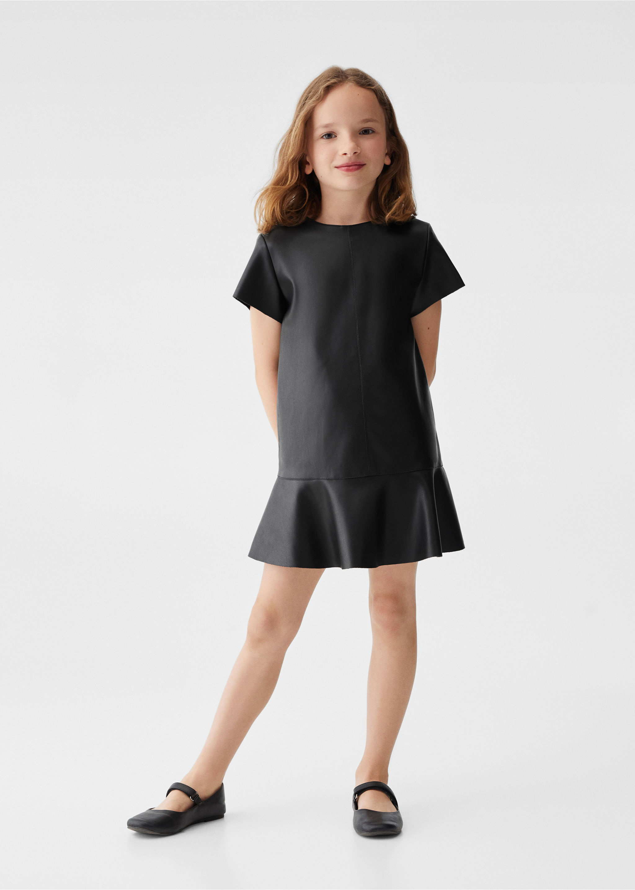 Leather-effect dress - General plane