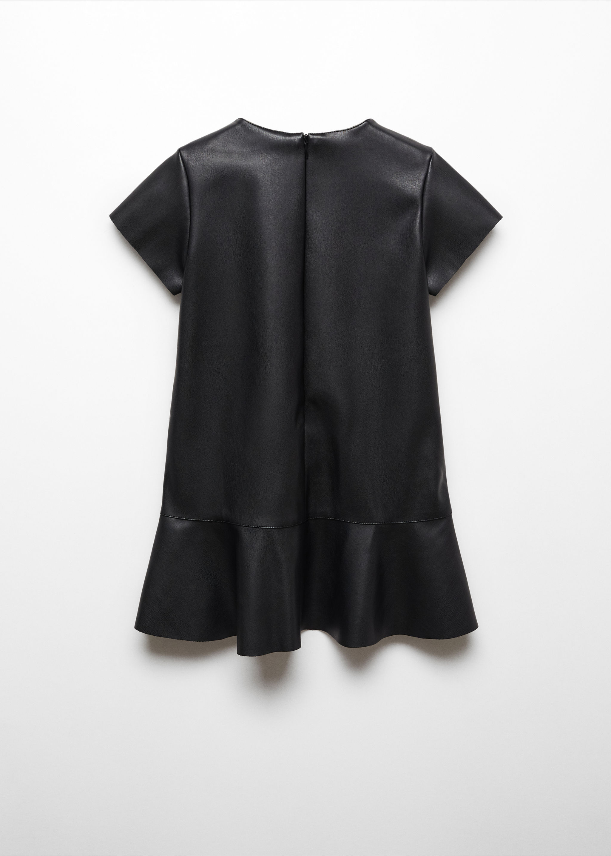 Leather-effect dress - Reverse of the article