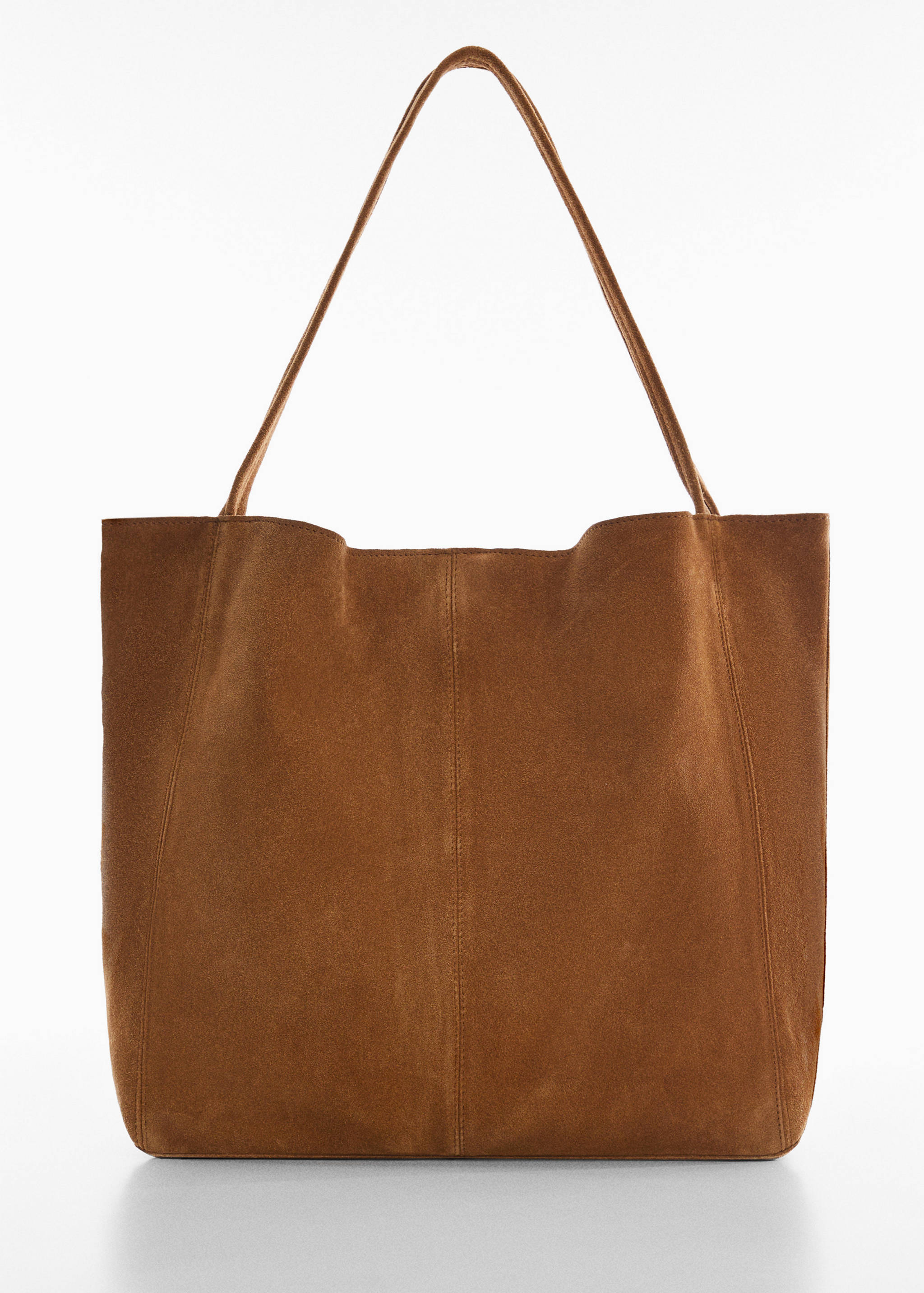 Leather shopper bag - Article without model