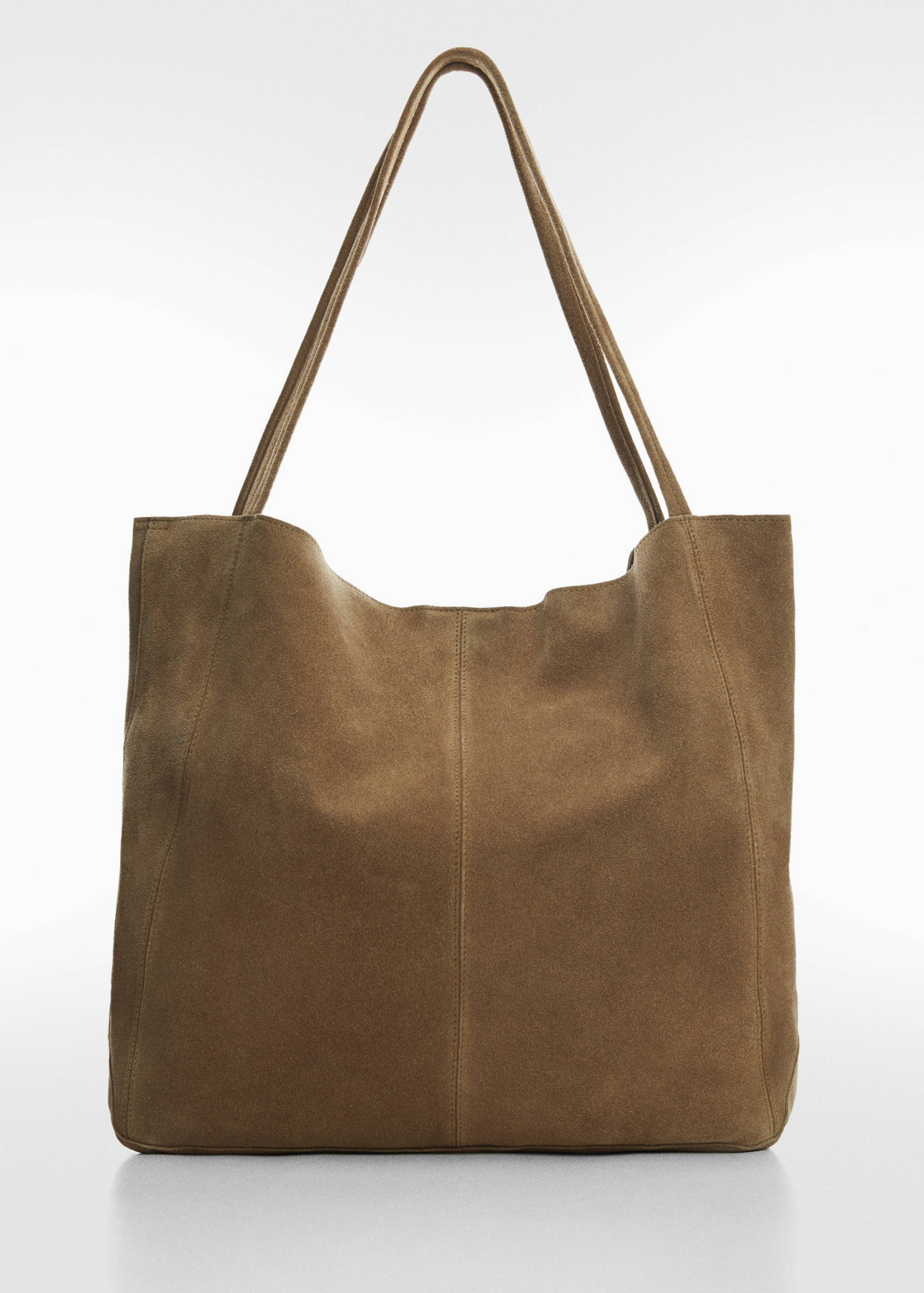 Leather shopper bag - Article without model