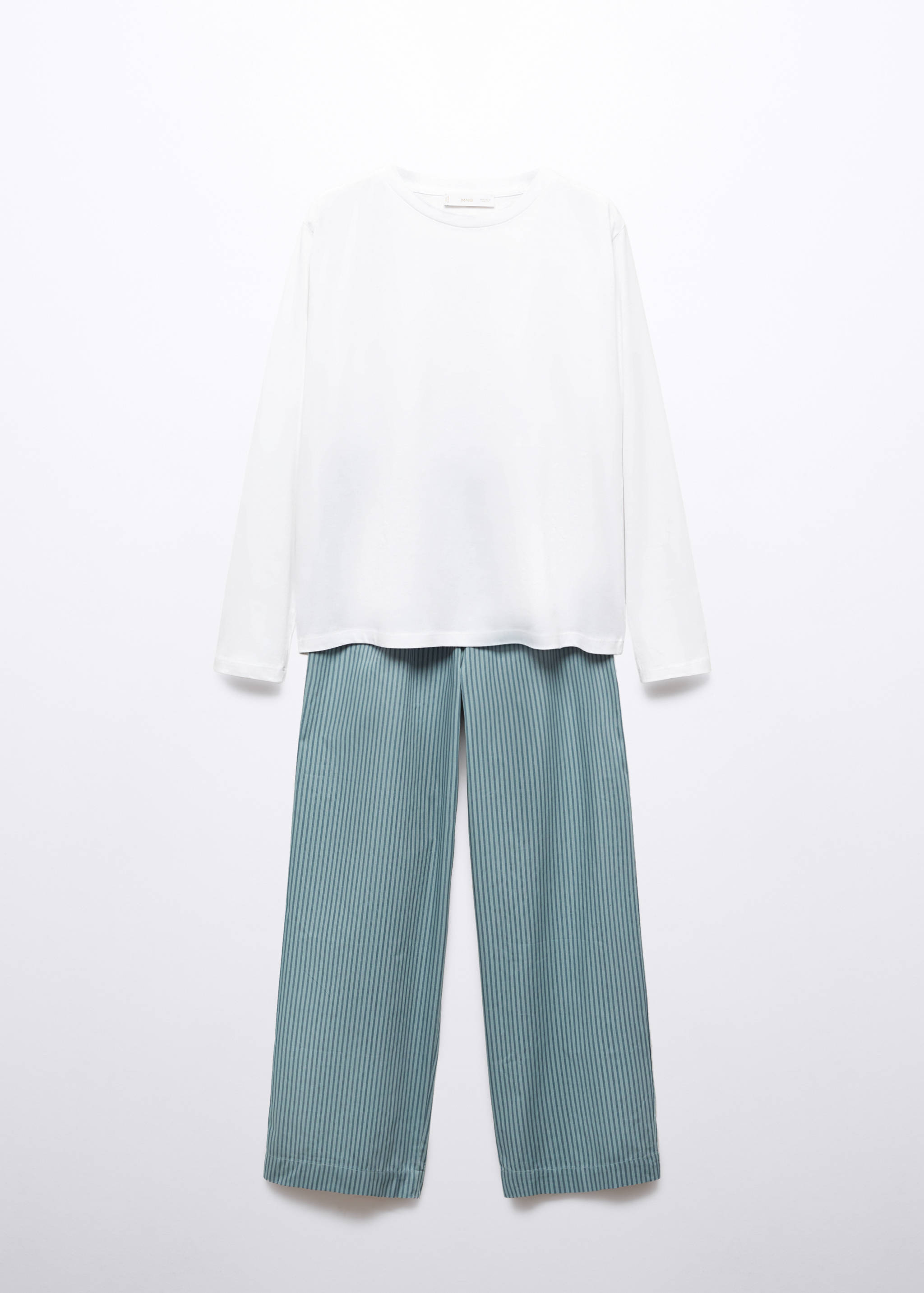 Pijama llarg cotó ratlles - Article sense model