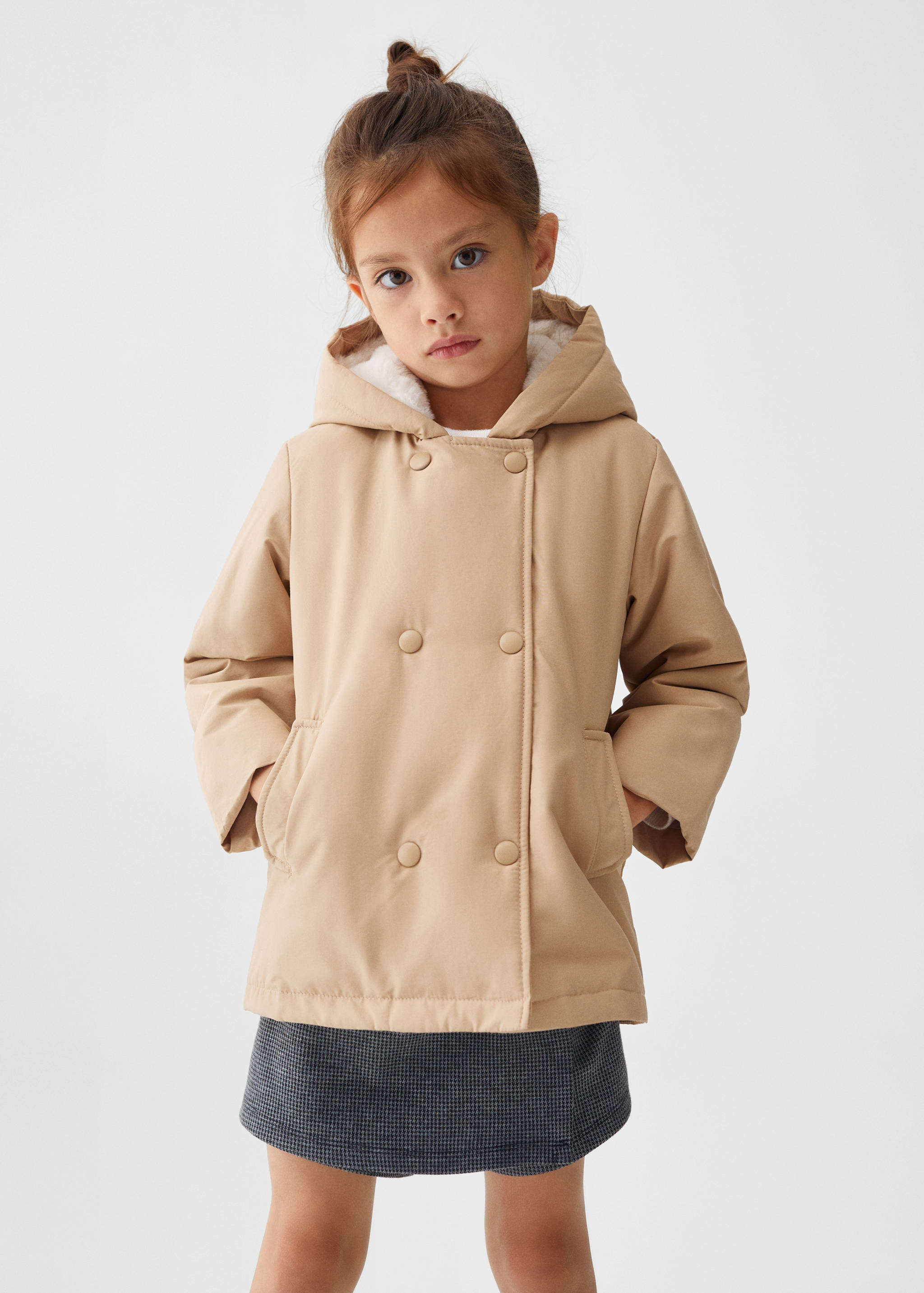 Anorak à double boutonnage - Plan moyen