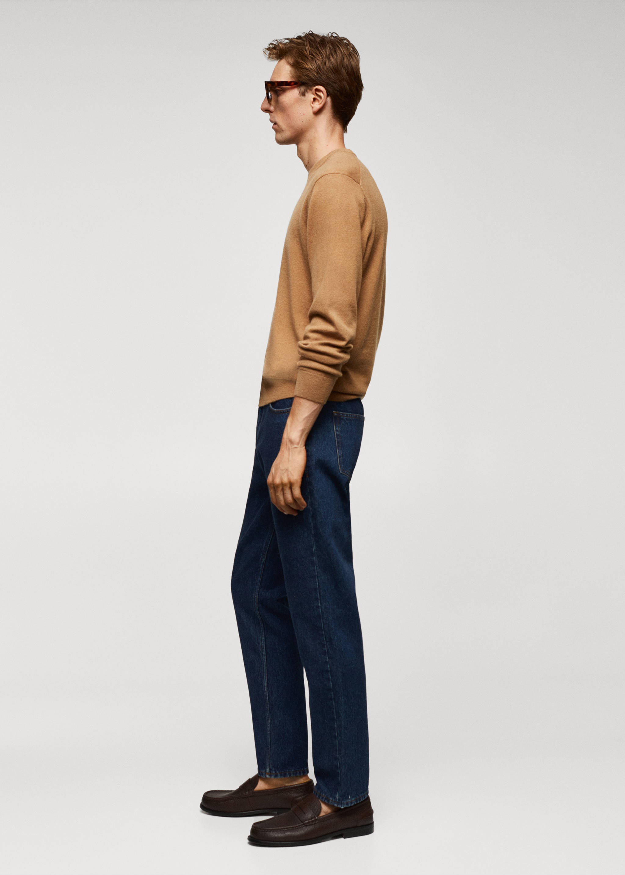 Bob straight-fit jeans - Details of the article 2, Open Blue. Ref: 57064389-00.