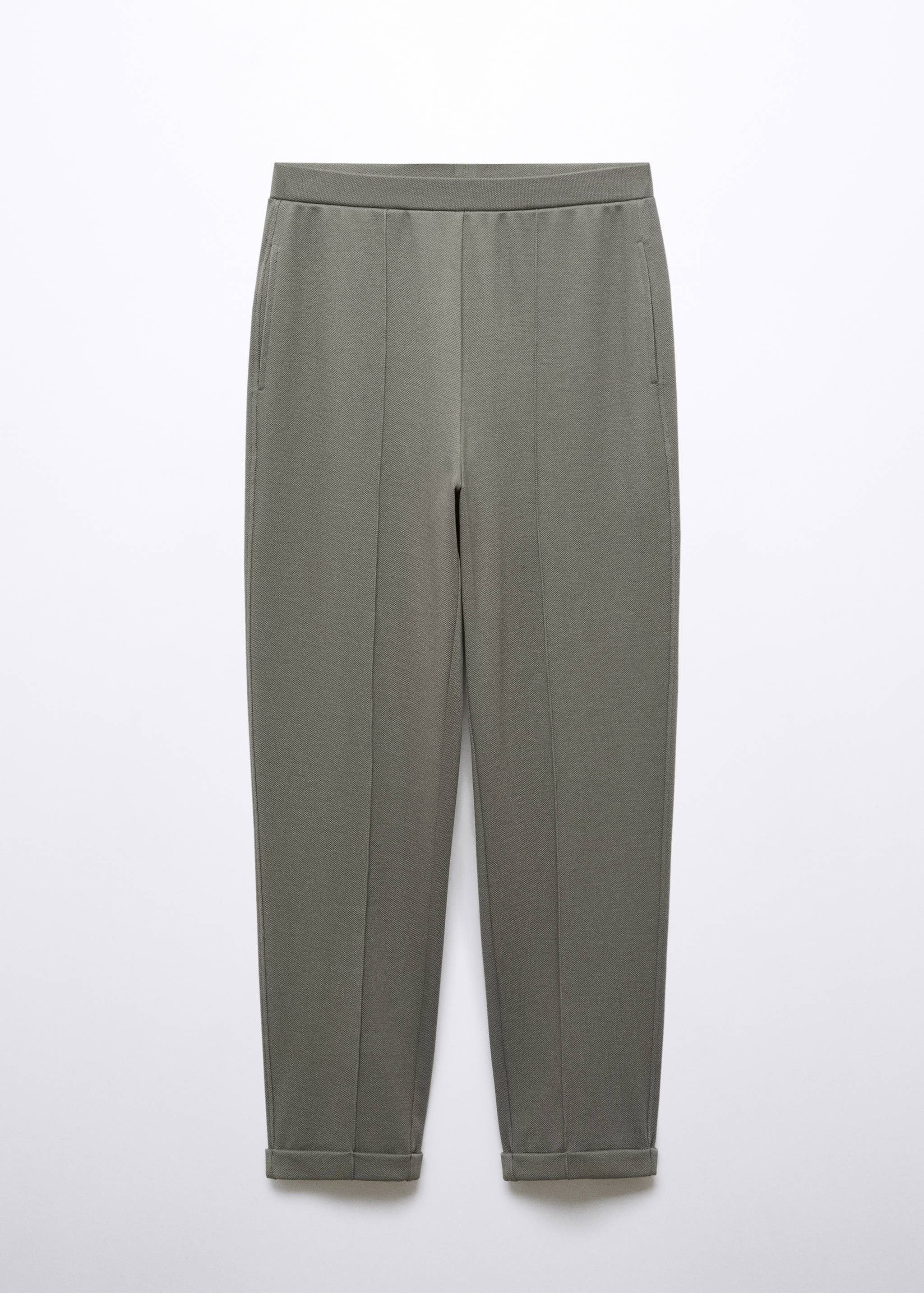 Kalhoty jogger s prošitými švy - Zboží bez modelu