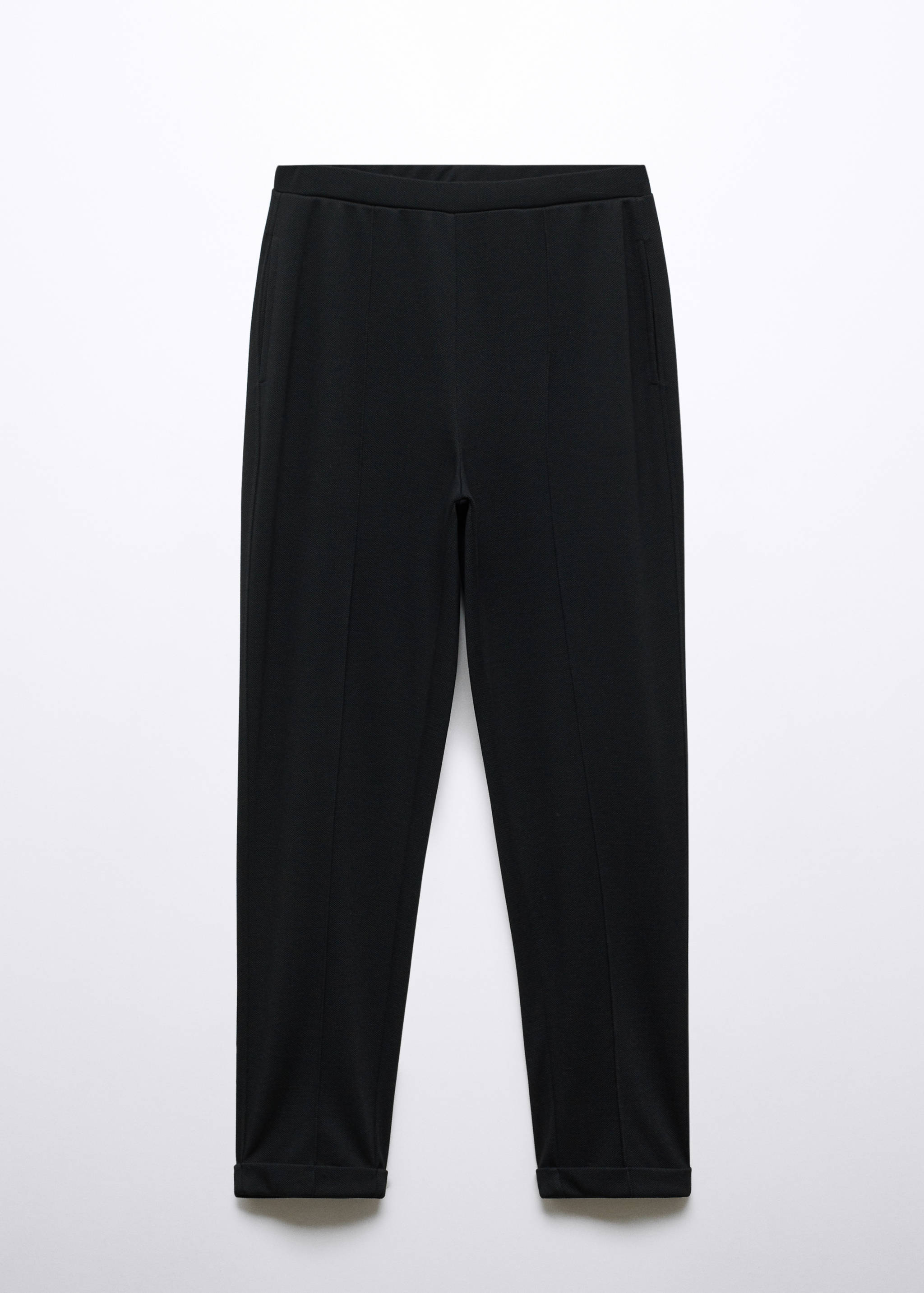 Kalhoty jogger s prošitými švy - Zboží bez modelu