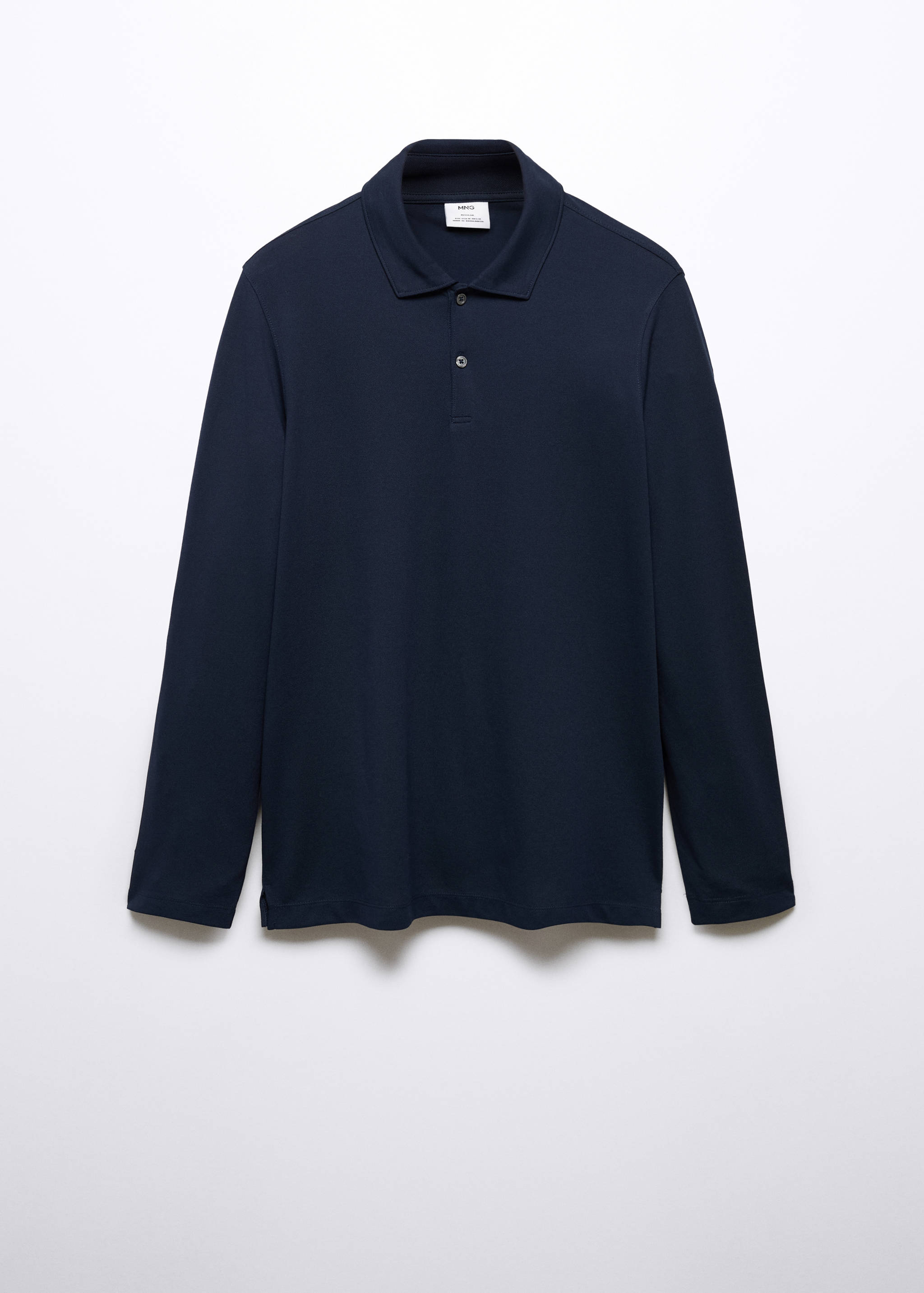 Long sleeves cotton polo - Article without model