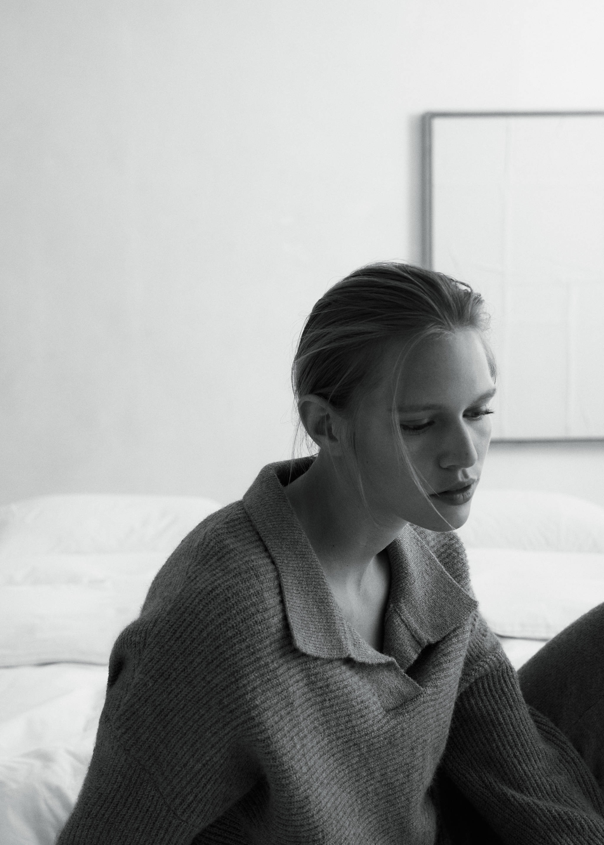 Oversized knitted sweater - Details of the article 7