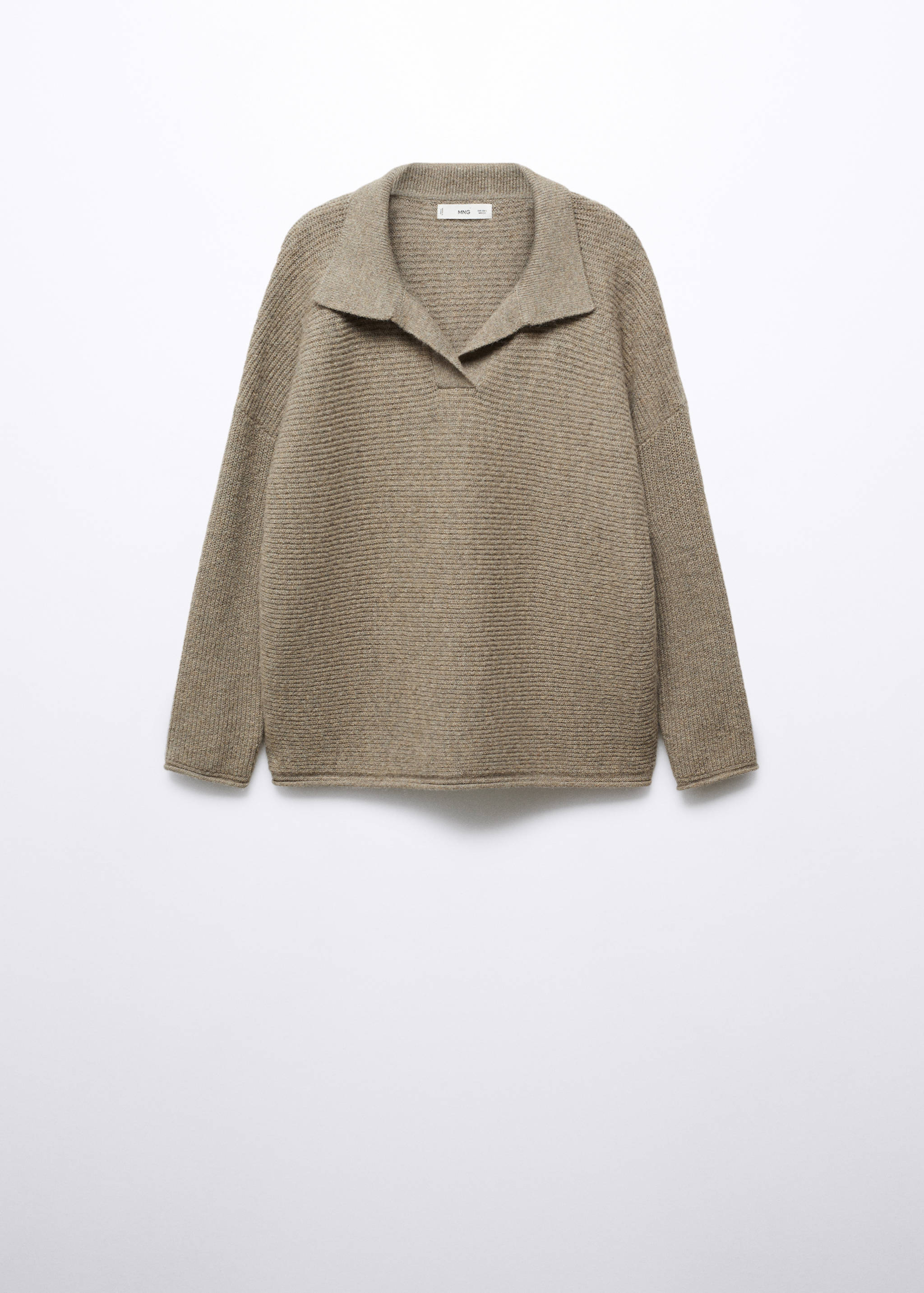 Oversized knitted sweater - Article without model