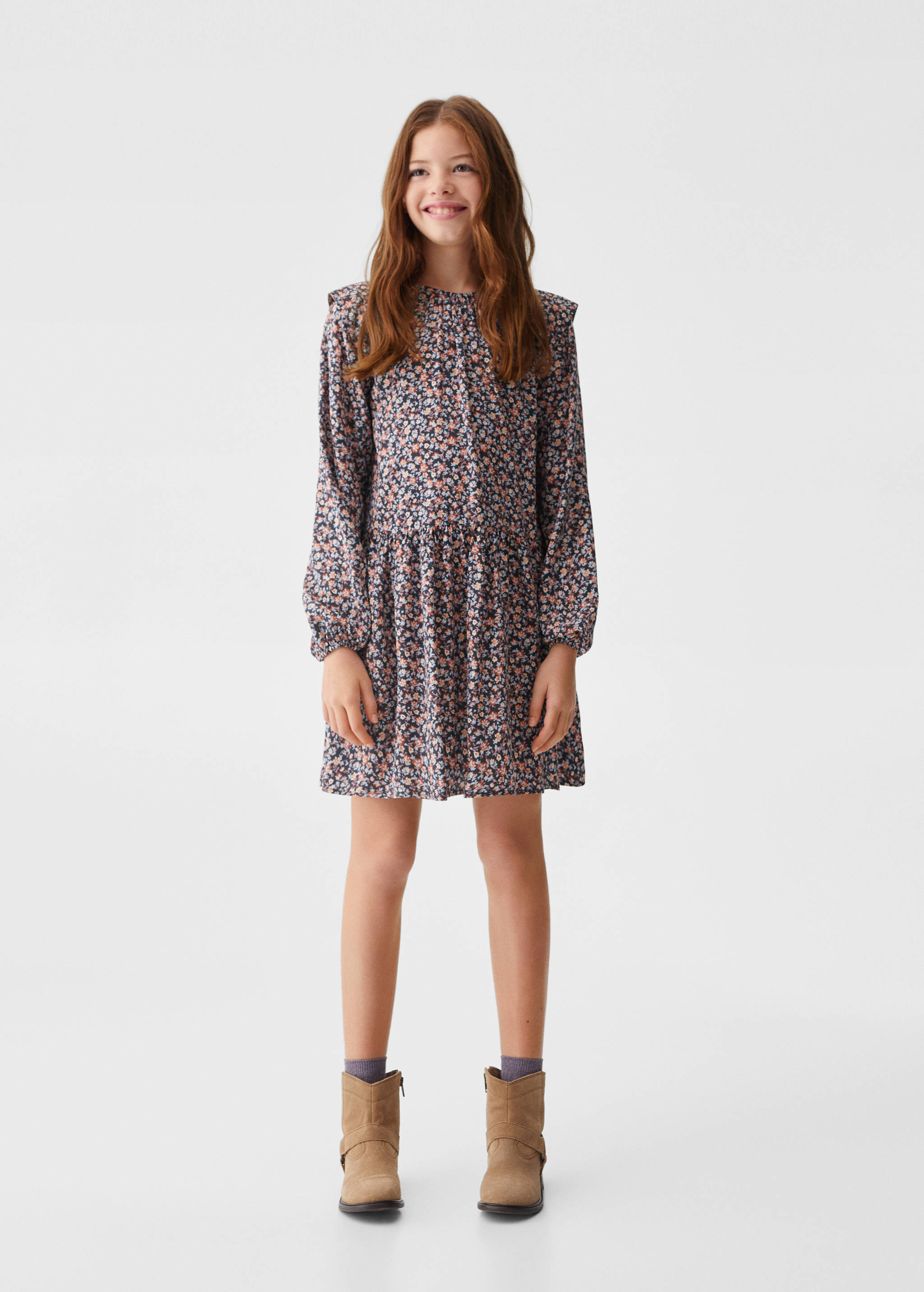 Robe à imprimé fleurs - Plan général