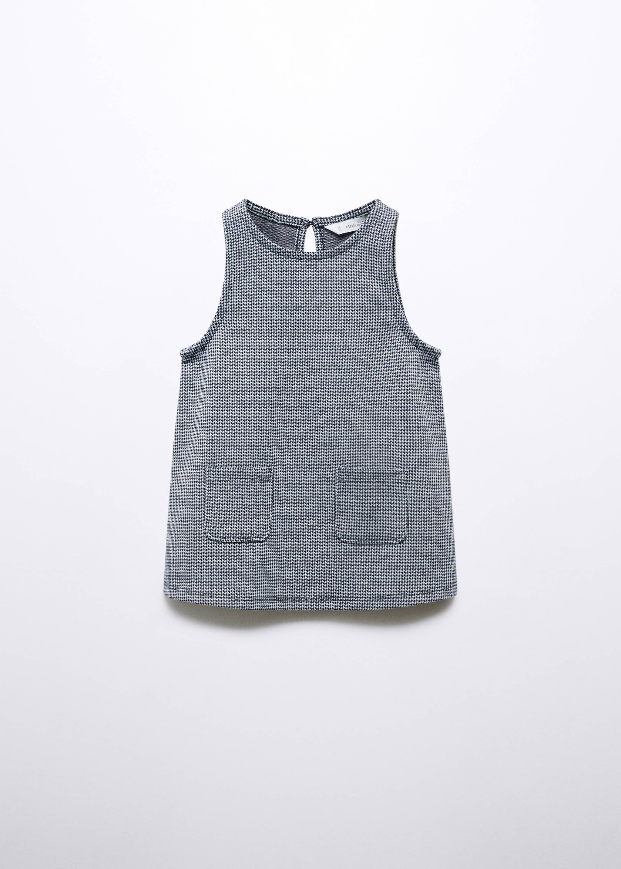 Houndstooth pinafore dress - Article without model