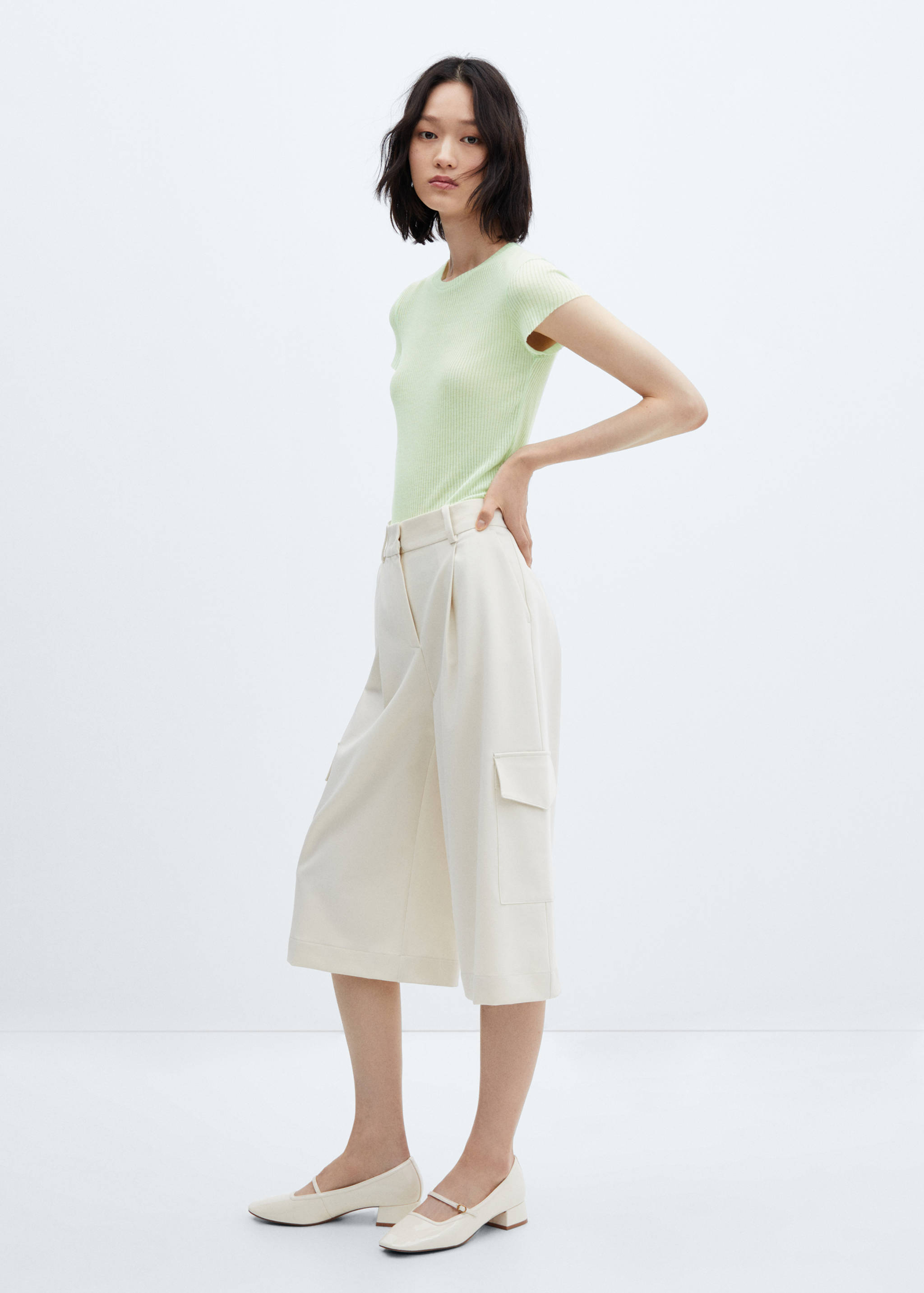 T-shirt malha fina - Plano geral