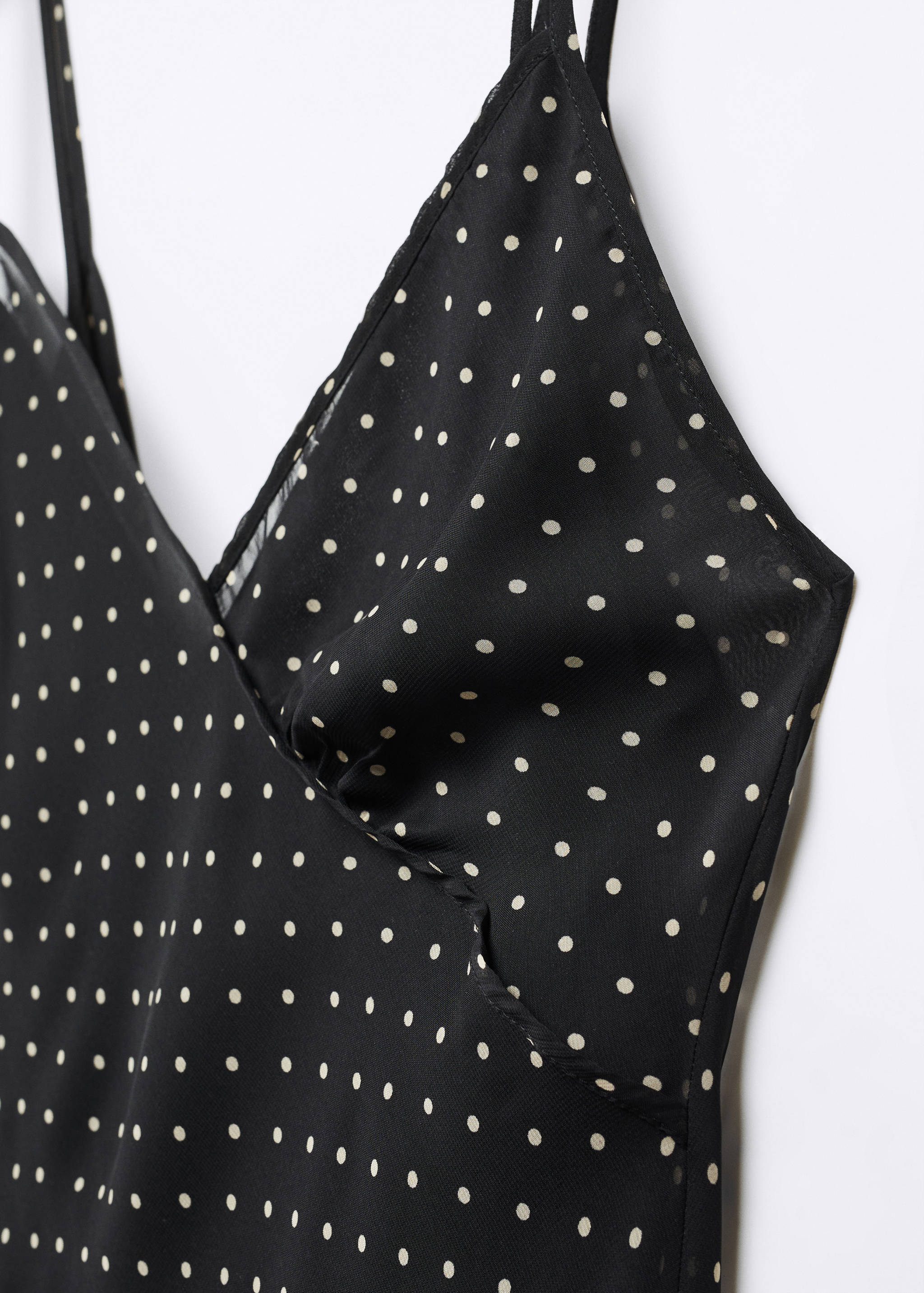 Printed dress with asymmetrical hem - Details of the article 8