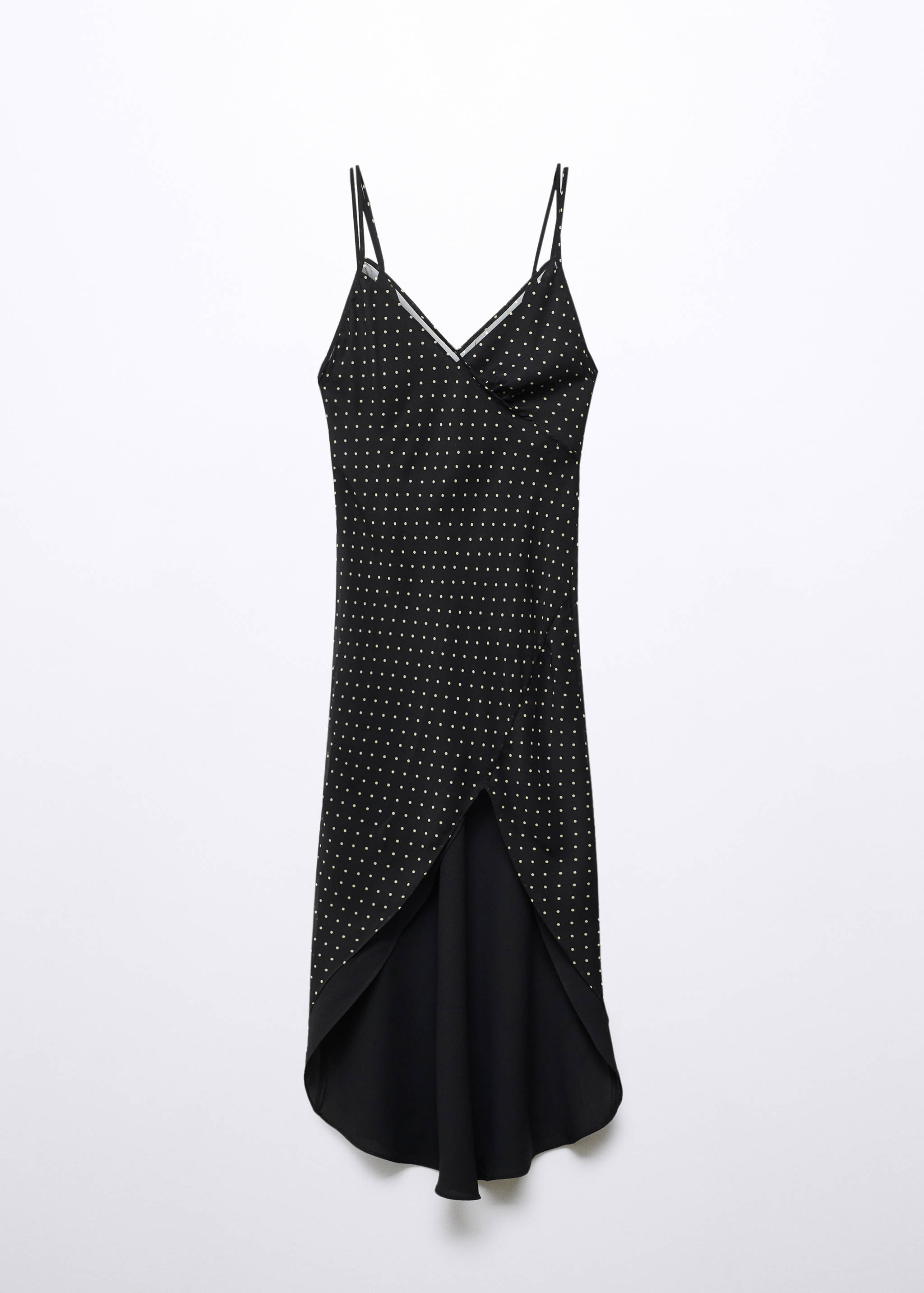 Vestit estampat vora asimètrica - Article sense model