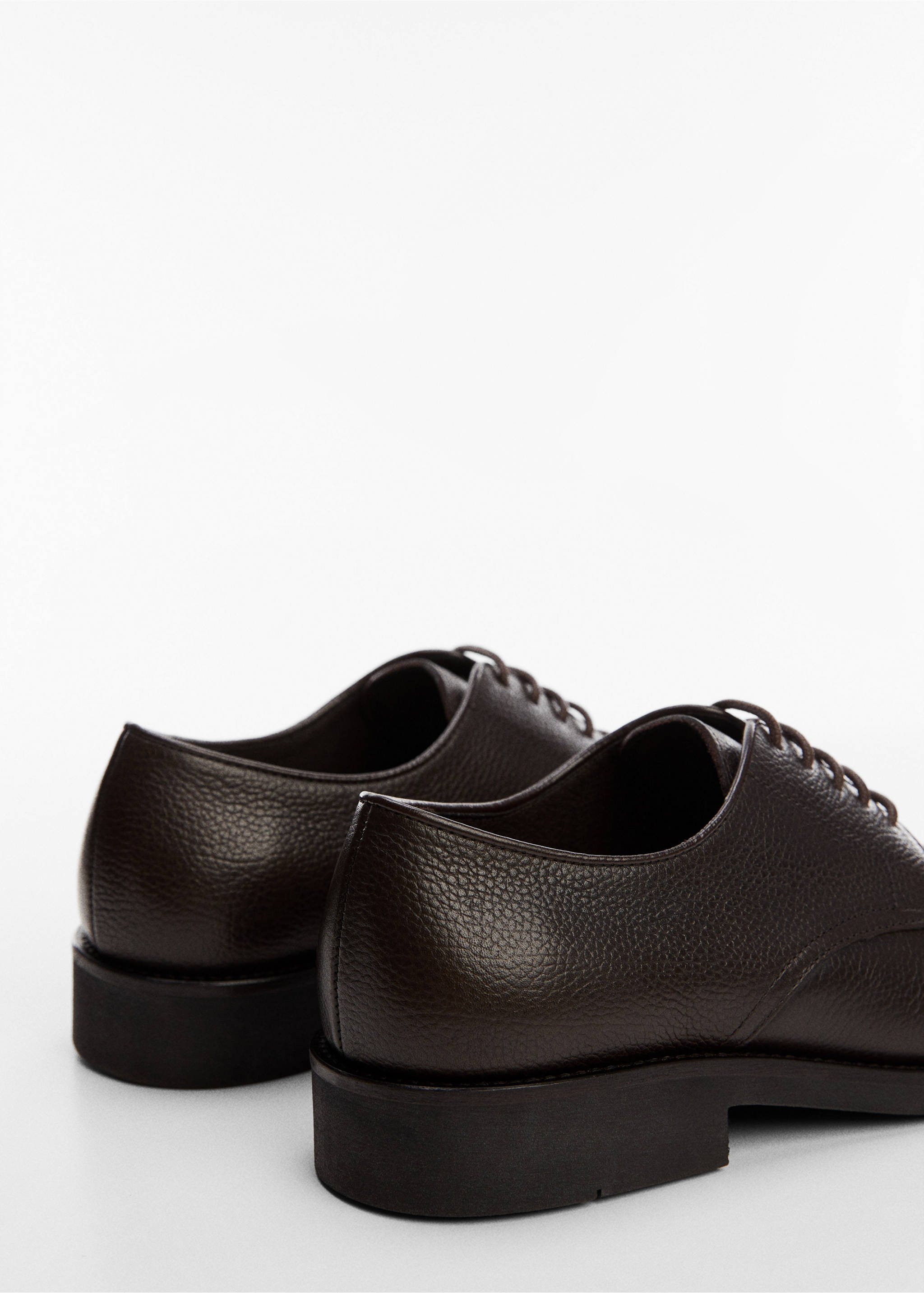 Leather suit shoes - Details of the article 1, Brown. Ref: 57064435-00.
